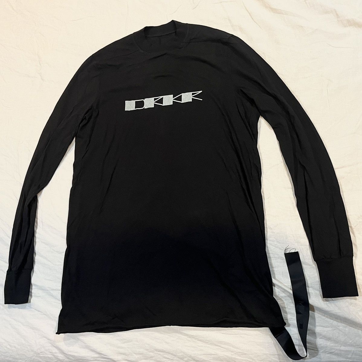 Rick Owens Rick Owens DRKSHDW ‘DRKR’ Crewneck Sweatshirt, Black-Oyster Size US S / EU 44-46 / 1 - 1 Thumbnail