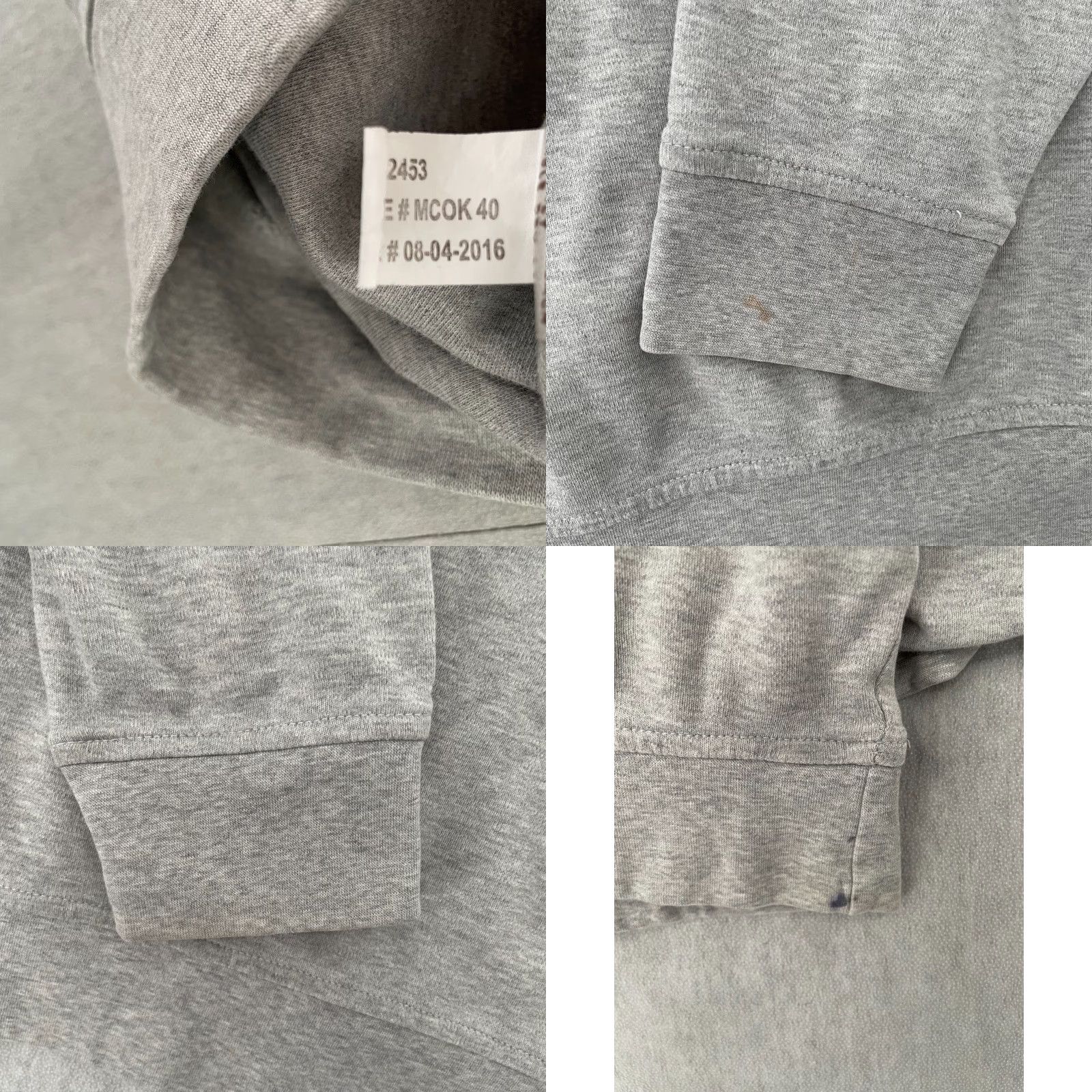 Peter Millar Peter Millar Sweater Adult XL Golf Mens Pullover 1/4 Zip Gray Mock Neck Logo Embroidered Size US XL / EU 56 / 4 - 8 Thumbnail