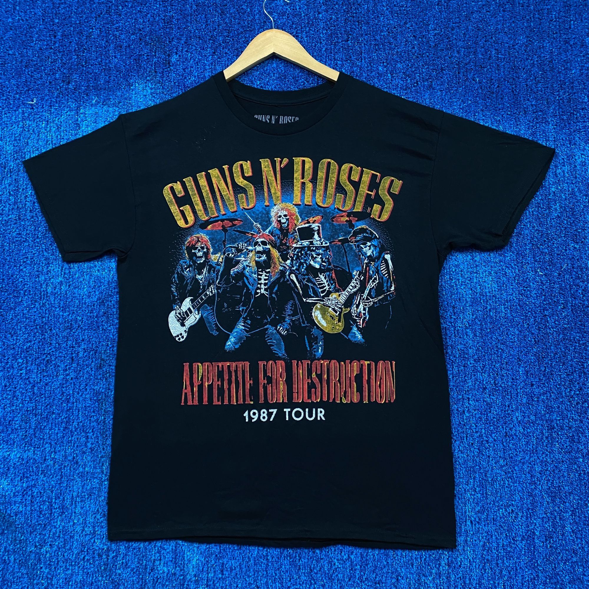 メーカー直売所 ガンズ アンド ローゼス 1987ツアー Tシャツ L ミュージシャン