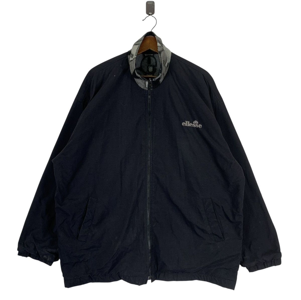 Ellesse Vintage Ellesse Reversible Printed Fleece & Nylon Jacket Size US XL / EU 56 / 4 - 3 Thumbnail