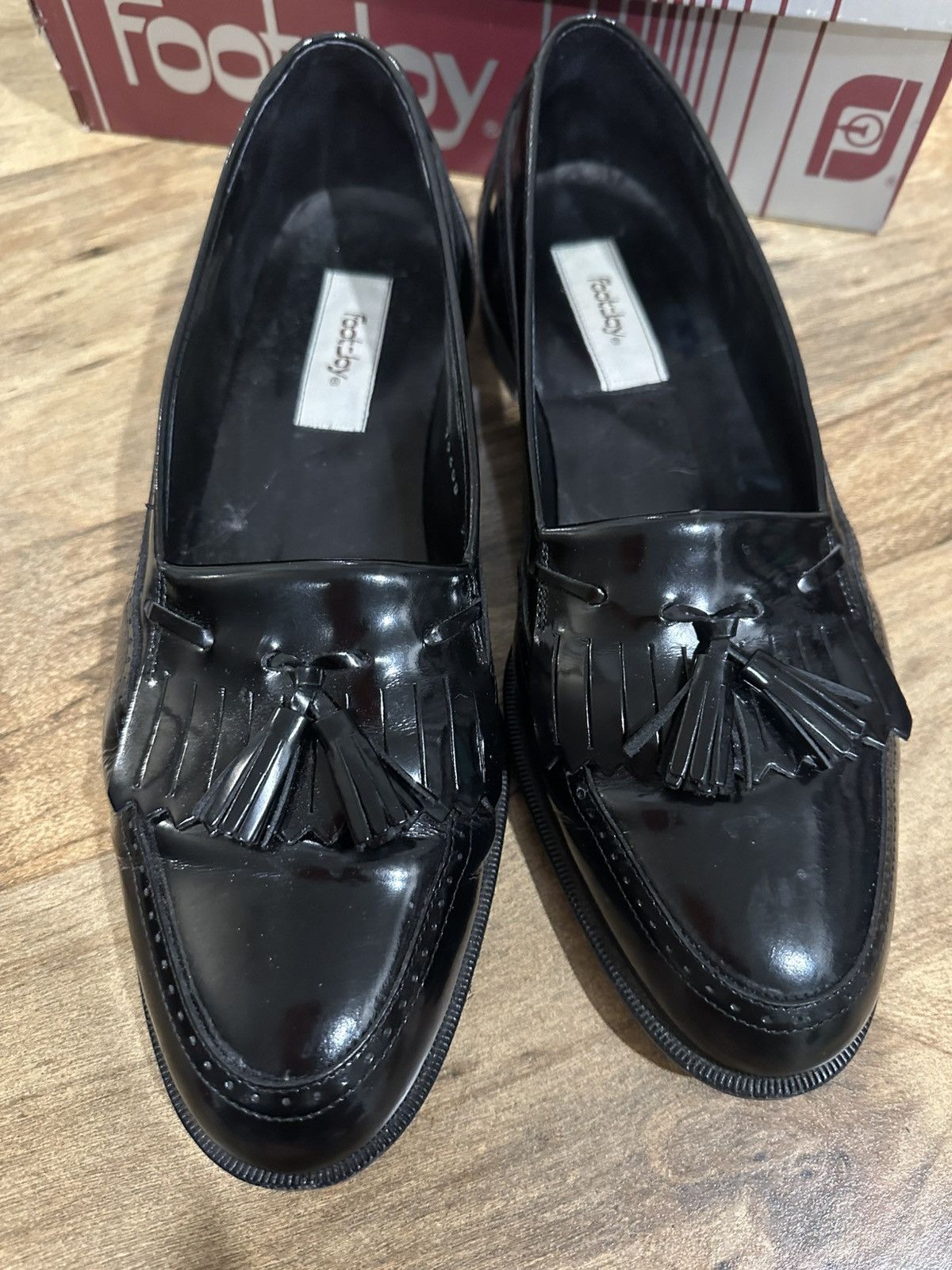 Footjoy Vintage Footjoy Italian Leather Tassel Loafers 9.5 M Size US 9.5 / EU 42-43 - 7 Thumbnail