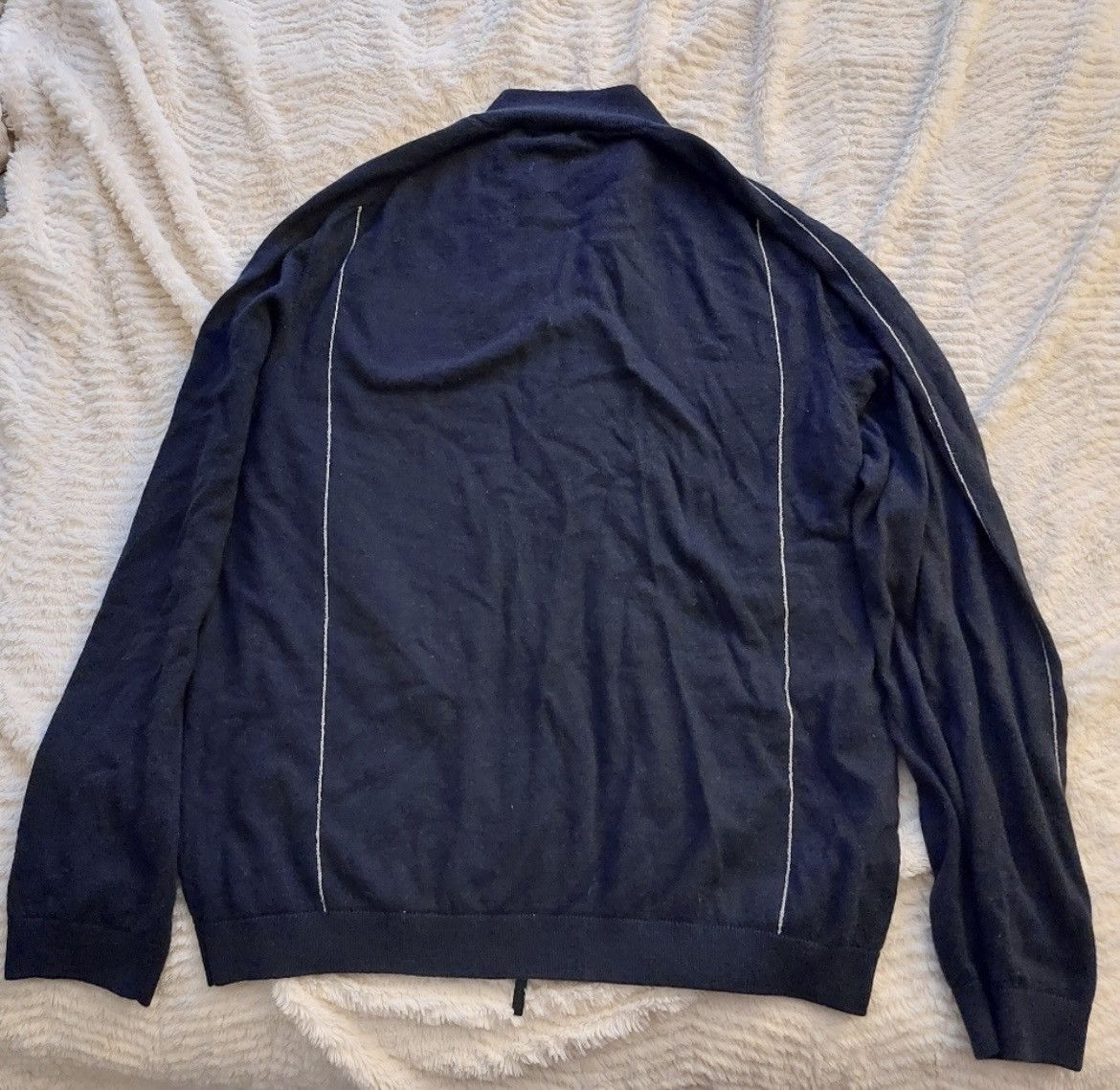 Giorgio Armani Vintage Giorgio Armani Cashmere Zip Up Sweater Size US XL / EU 56 / 4 - 3 Thumbnail