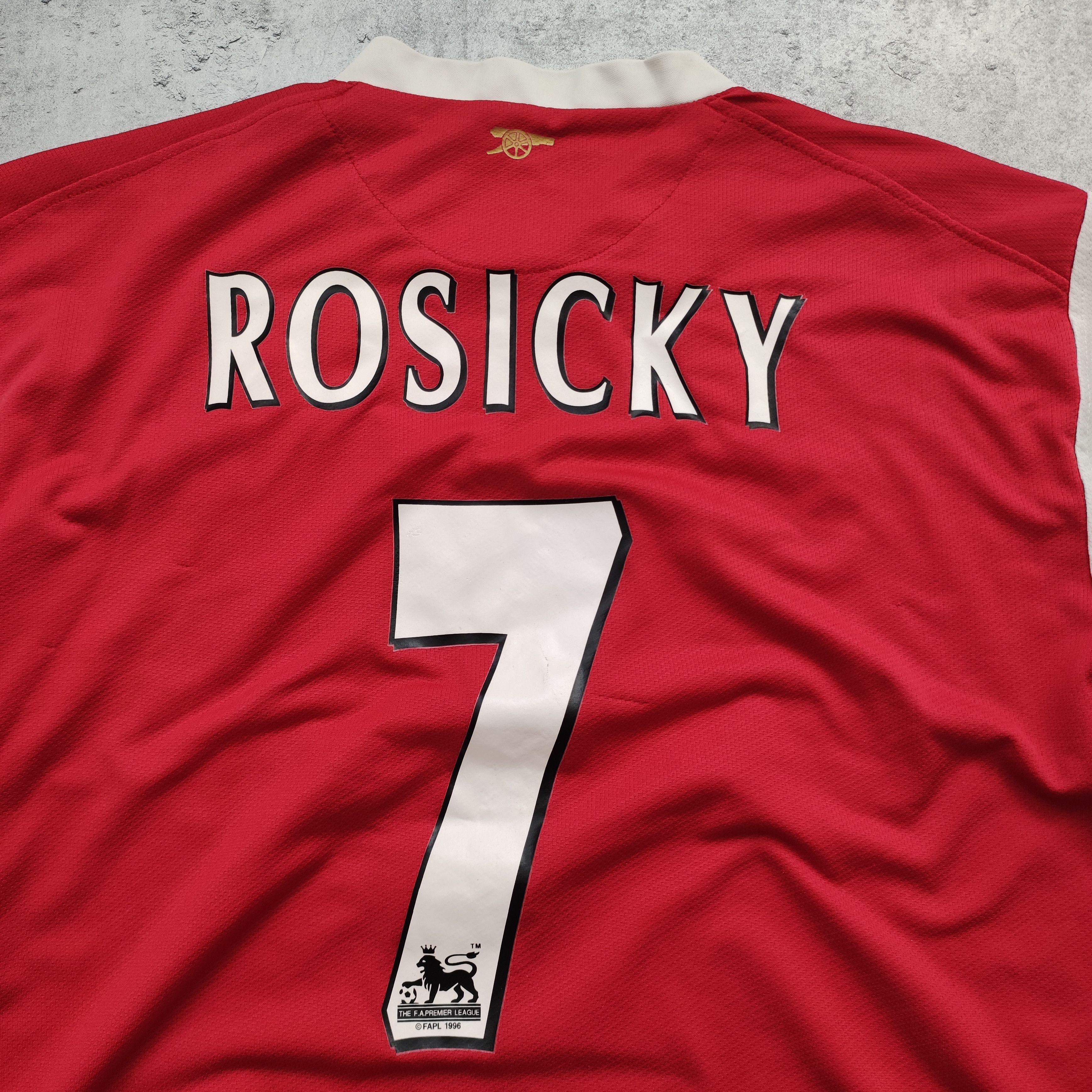 Nike × Vintage Vintage RARE Nike #7 Thomas Rosicky 2006 Home Jersey Size US XL / EU 56 / 4 - 12 Thumbnail