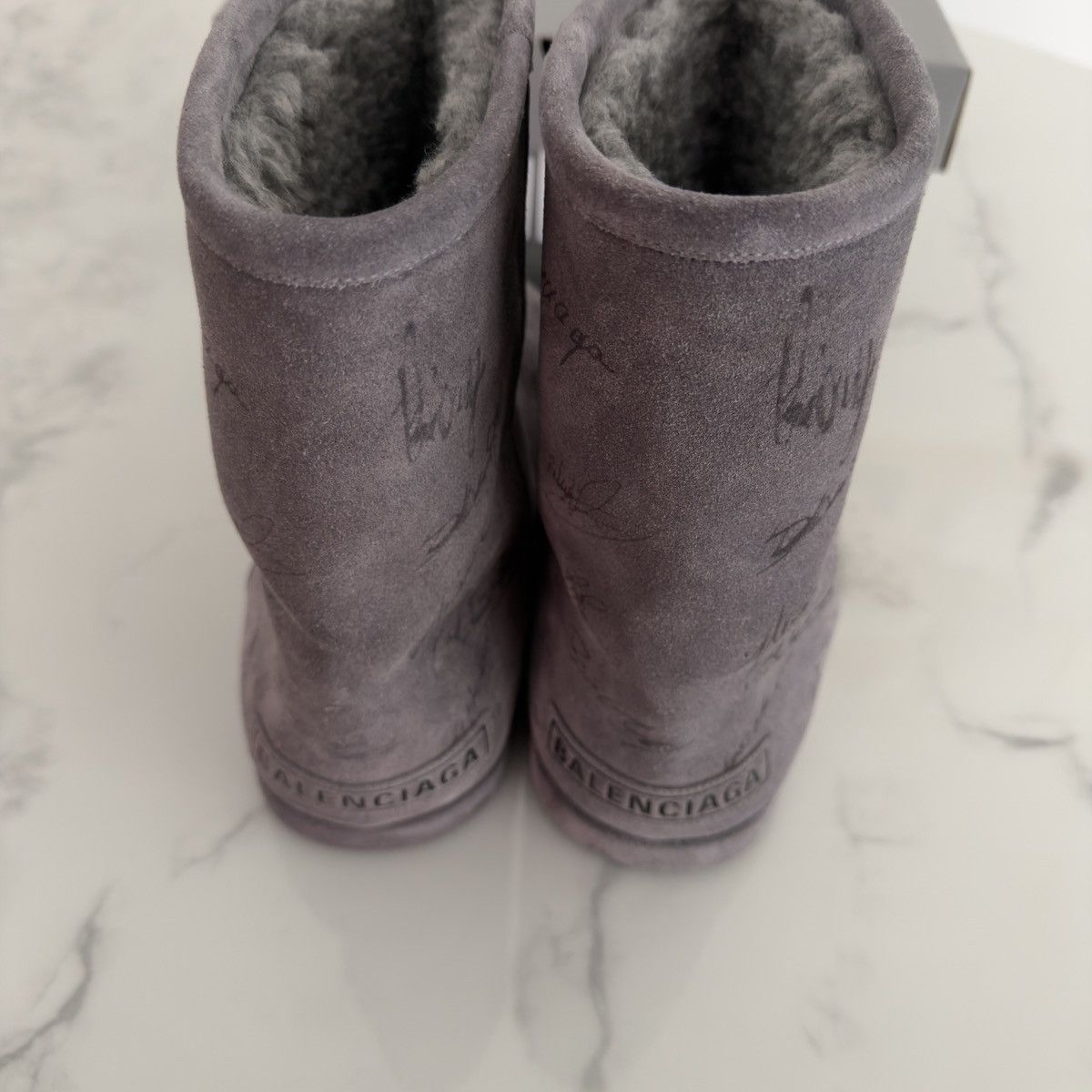 Balenciaga Balenciaga Alaska Soft Bootie Suede Print 🚫READ DESCRIPTION🚫 Size US 11 / EU 44 - 3 Thumbnail
