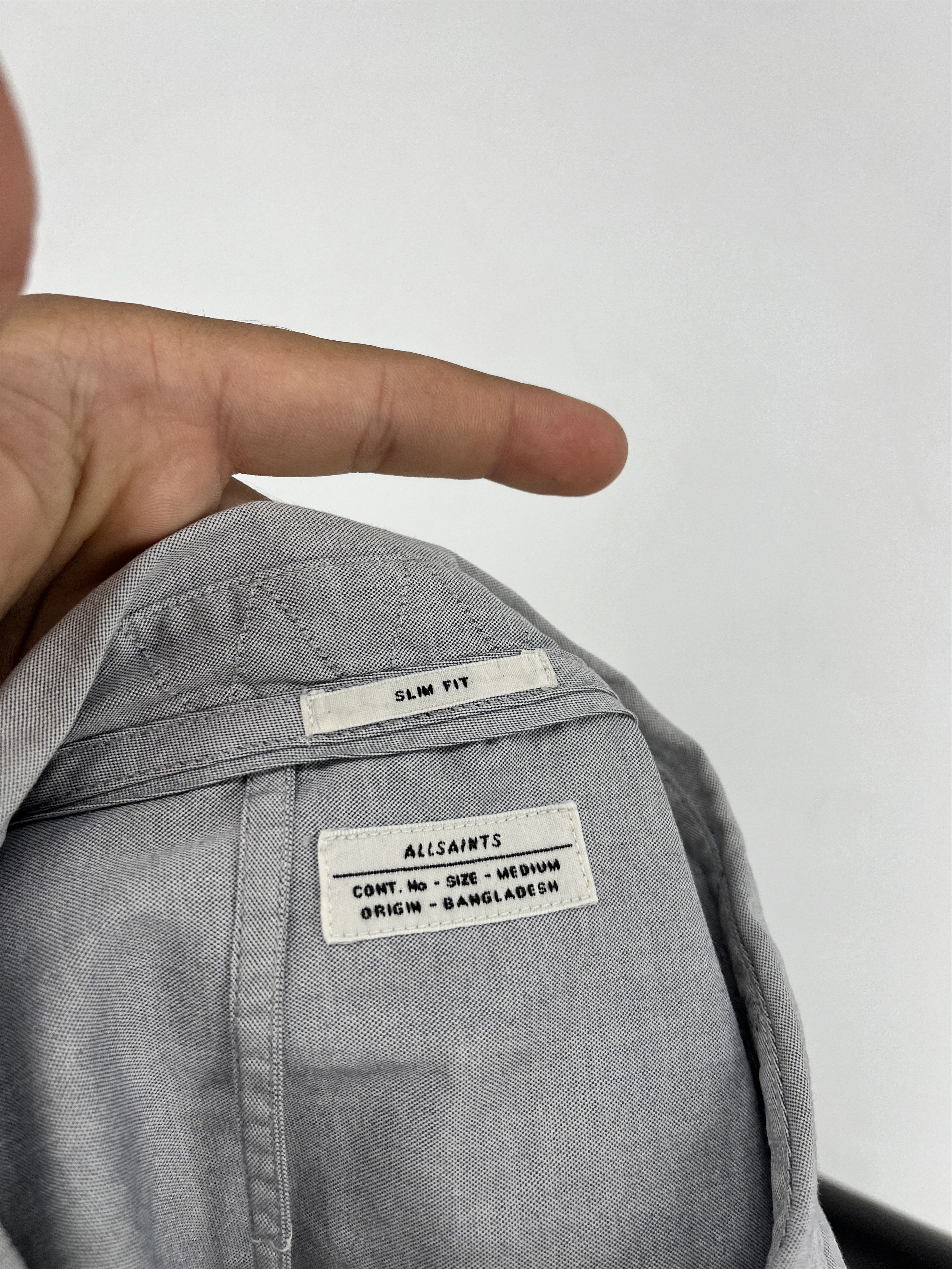 Allsaints Allsaints Shirts Button Up Streetwear Y2k Style Size M Size US M / EU 48-50 / 2 - 11 Thumbnail
