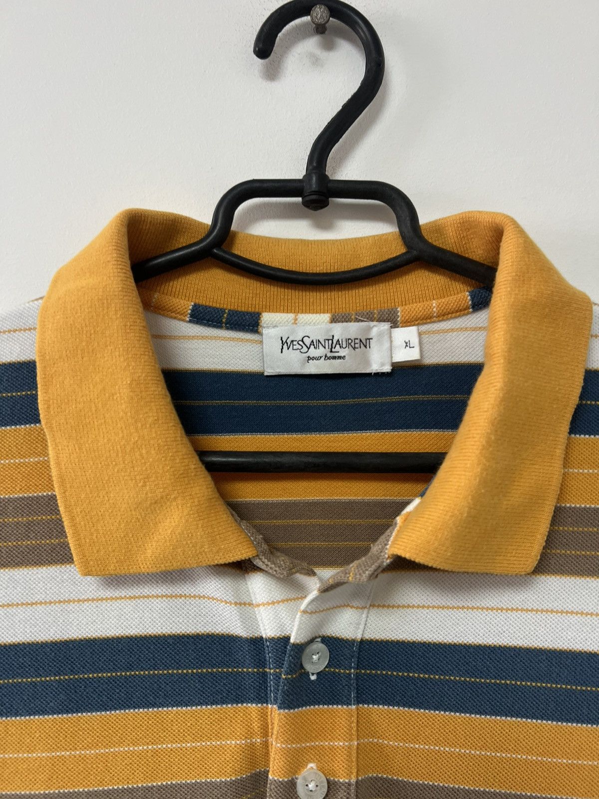 Yves Saint Laurent Hype Yves Saint Lauren Polo T Shirt YSL Luxury Mens sz XL Size US XL / EU 56 / 4 - 9 Thumbnail