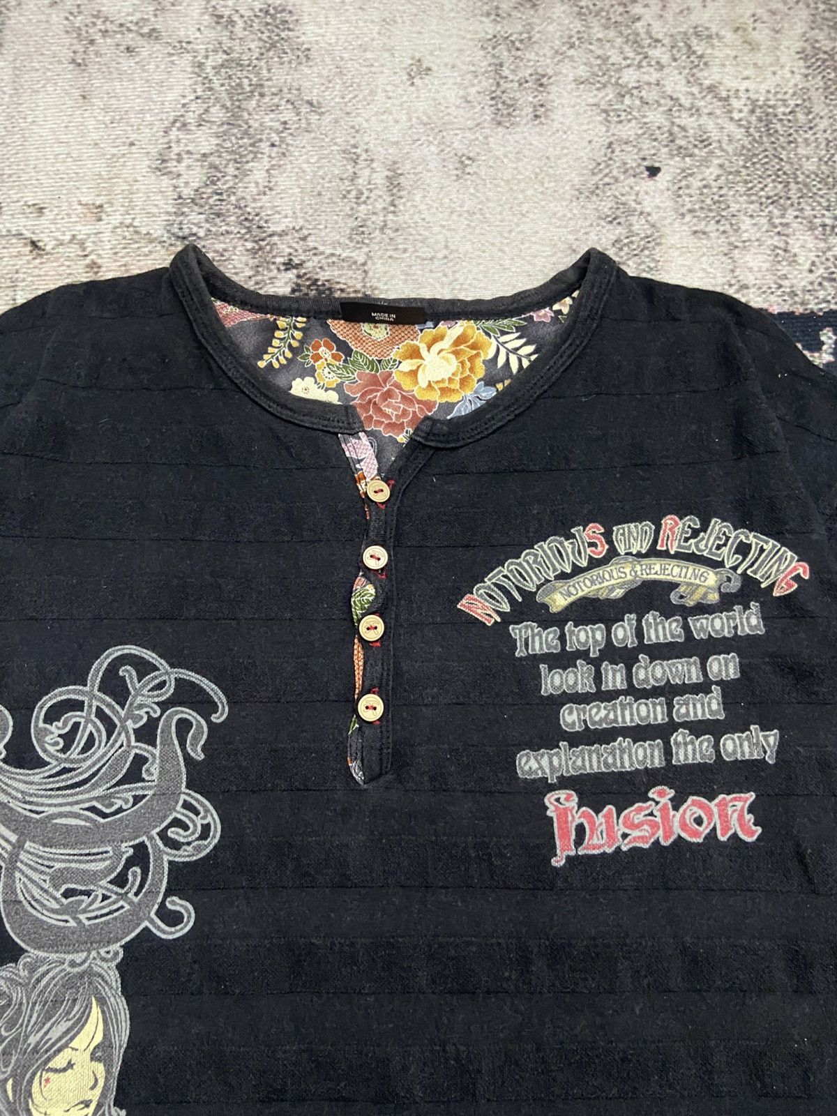 Bullet Noise Bullet Noise Japan Tattoo Girl Sakura Tee Size US XL / EU 56 / 4 - 3 Thumbnail