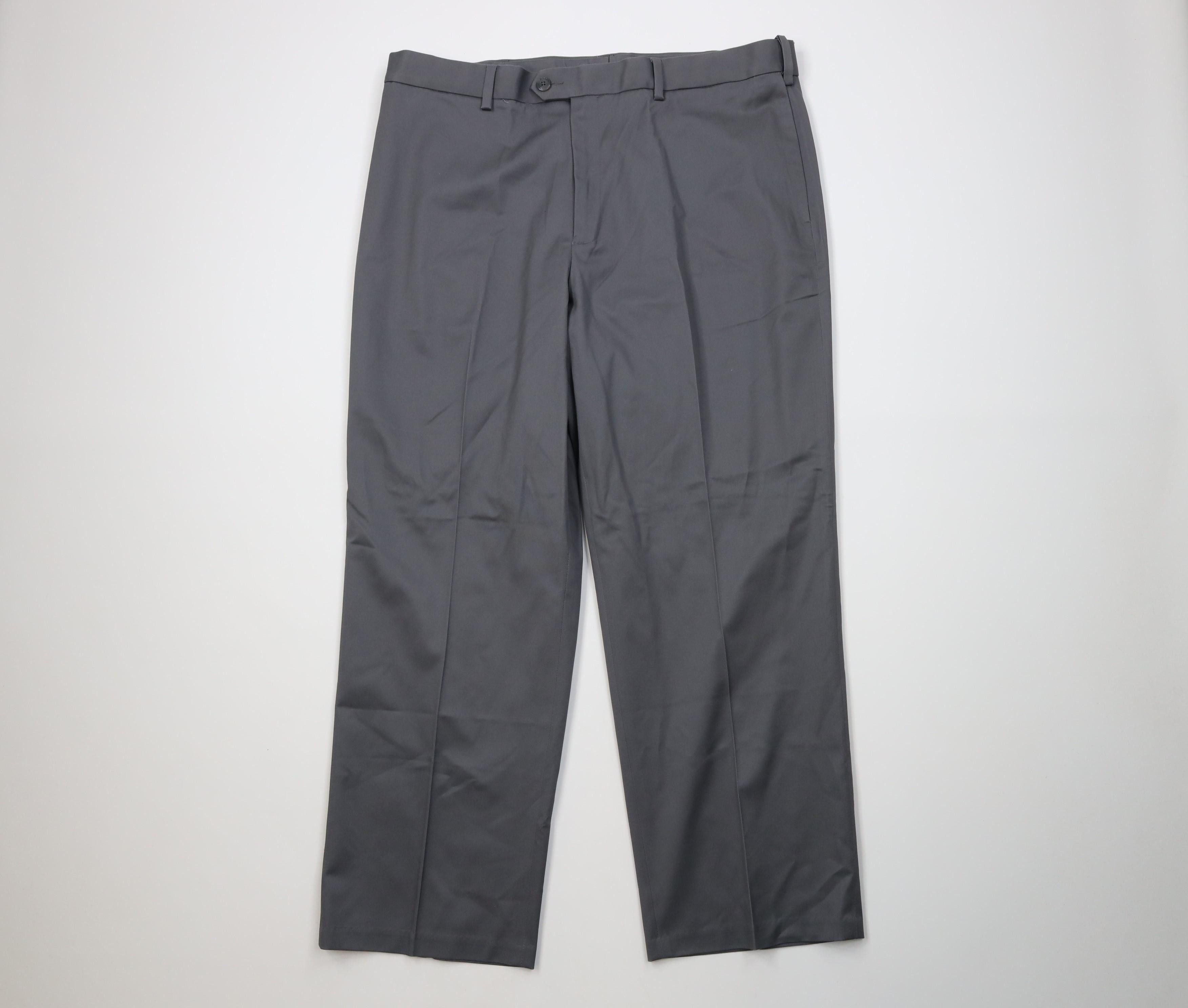 Vintage Deadstock Vintage Y2K Wide Leg Chino Pants Trousers Gray Size US 38 / EU 54 - 1 Thumbnail