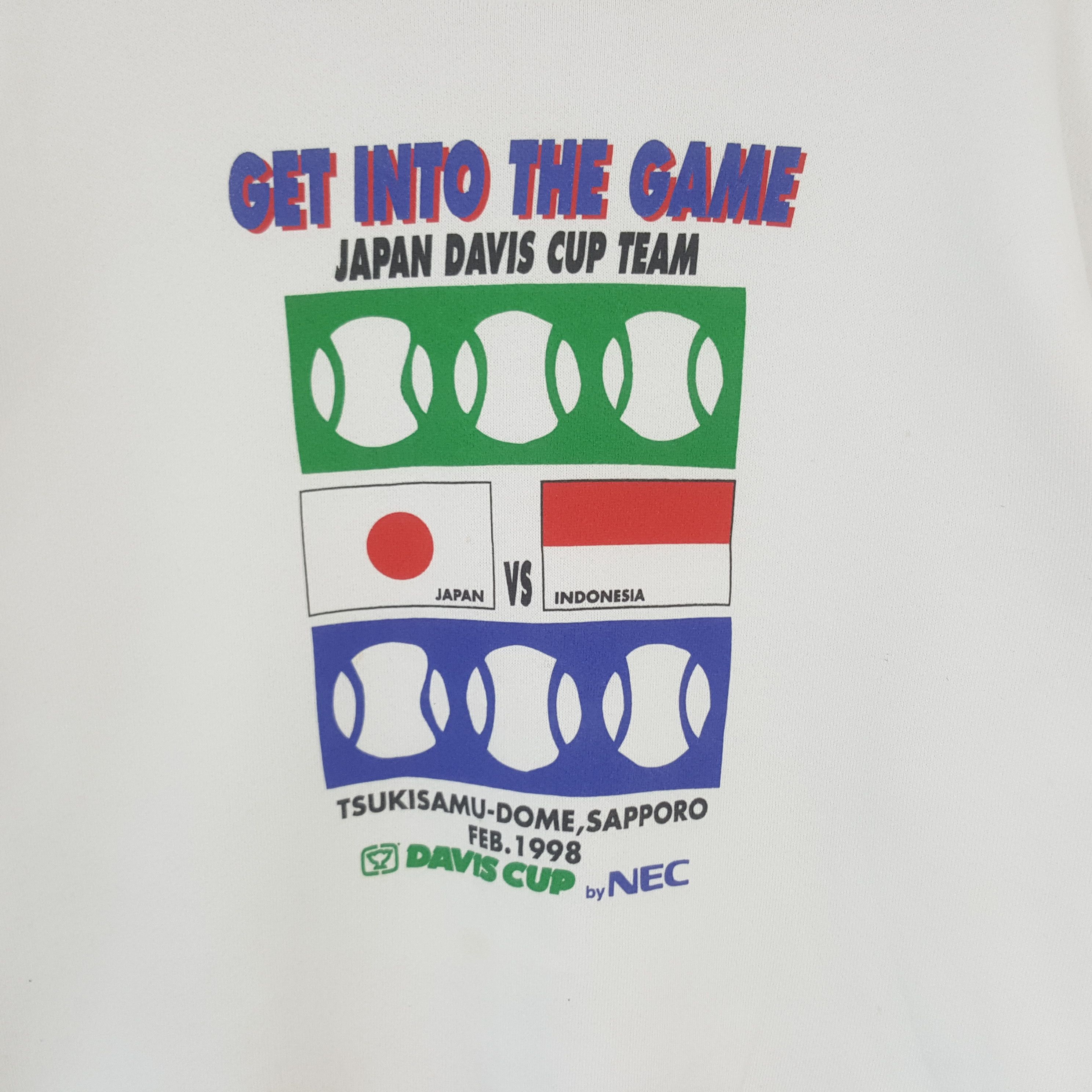 MLB Vintage Davis Cup by NEC Japan Baseball Sweatshirt C287N32 Size US M / EU 48-50 / 2 - 2 Thumbnail