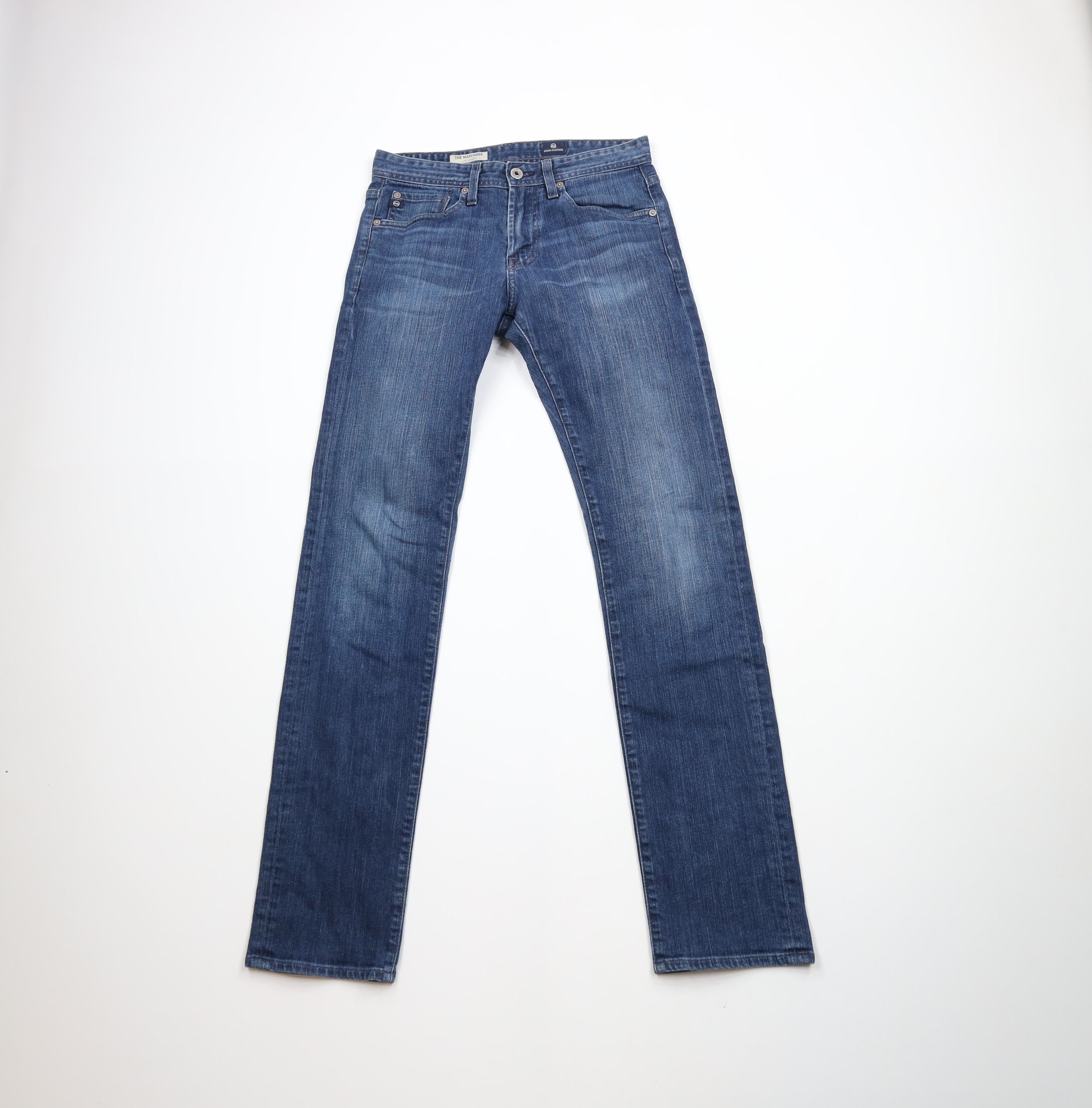 Vintage Adriano Goldschmied The Matchbox Slim Straight Denim Jeans Size 28" / US 6 / IT 42 - 1 Thumbnail
