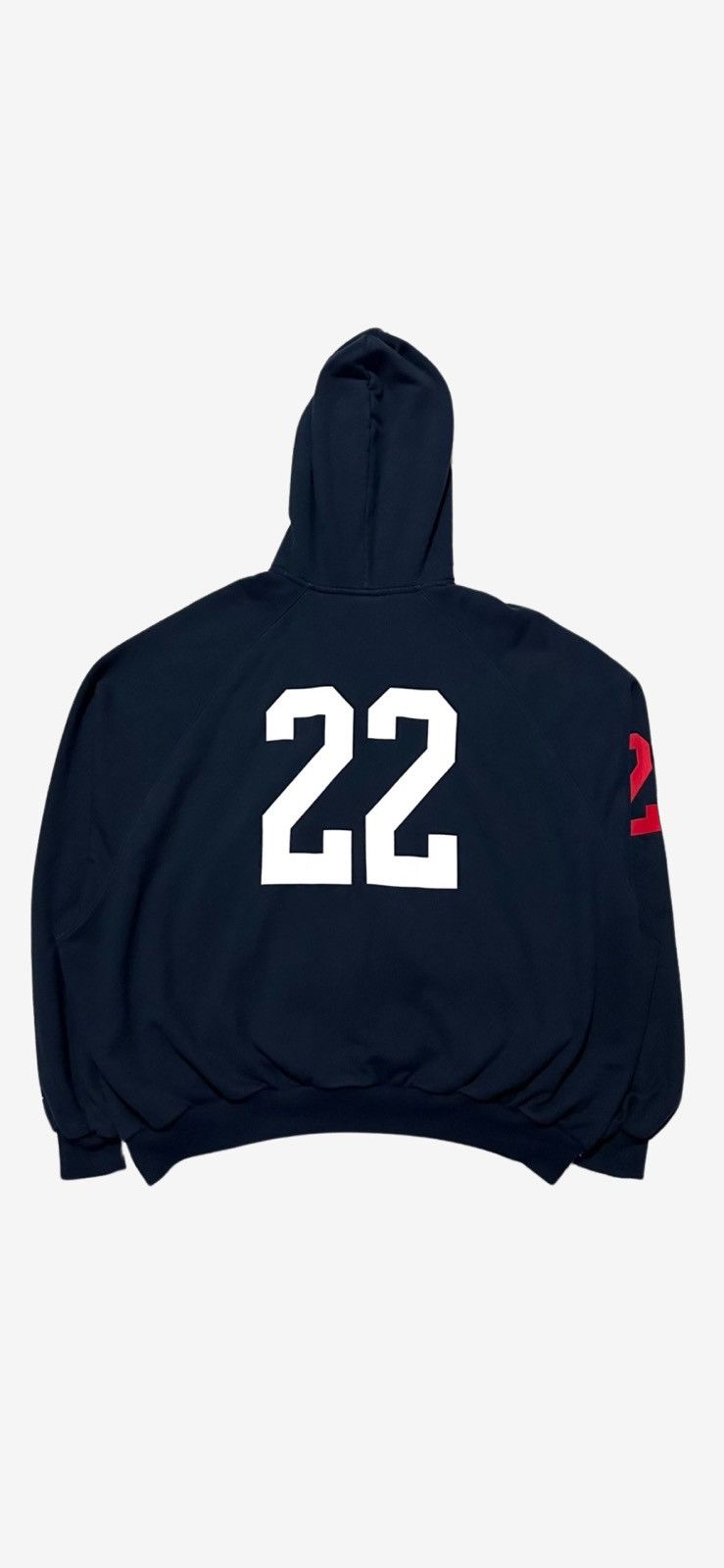 Balenciaga Balenciaga AW22 Polo Hoodie Blue Color Sz.1 Size US S / EU 44-46 / 1 - 3 Thumbnail
