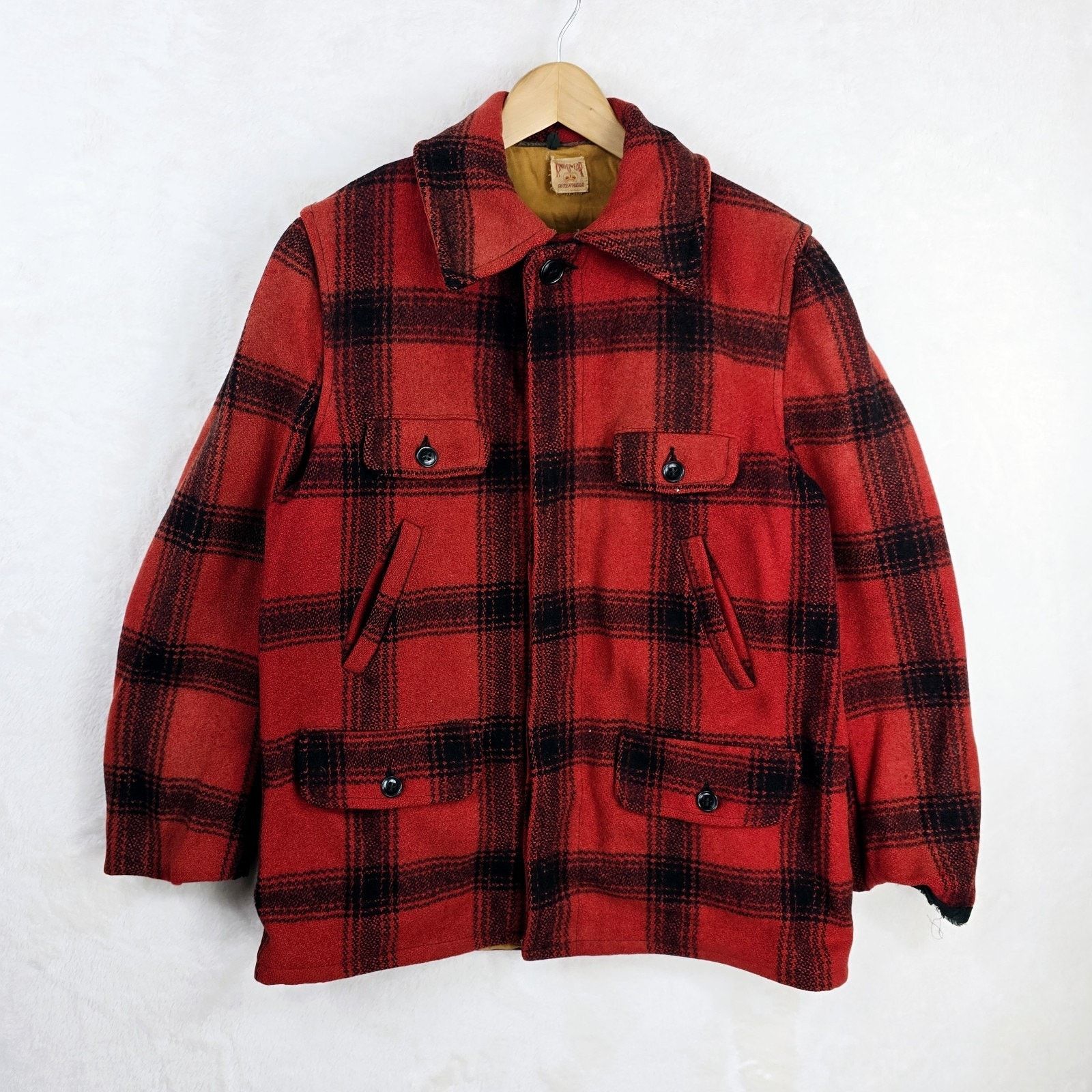 Other Vintage King-o-Wear Hunting Jacket Wool Mackinaw Medium Size US M / EU 48-50 / 2 - 2 Thumbnail