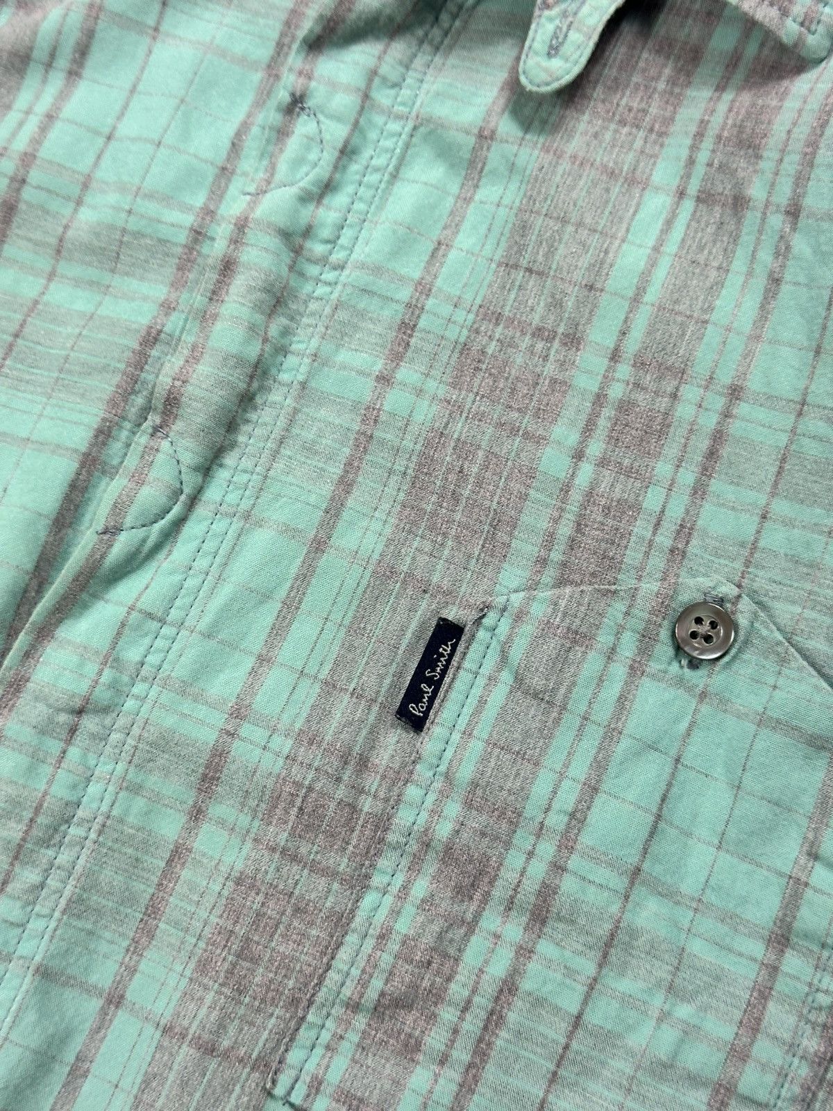 Paul Smith Paul Smith Checked Shirt Men's Green Size US L / EU 52-54 / 3 - 8 Thumbnail