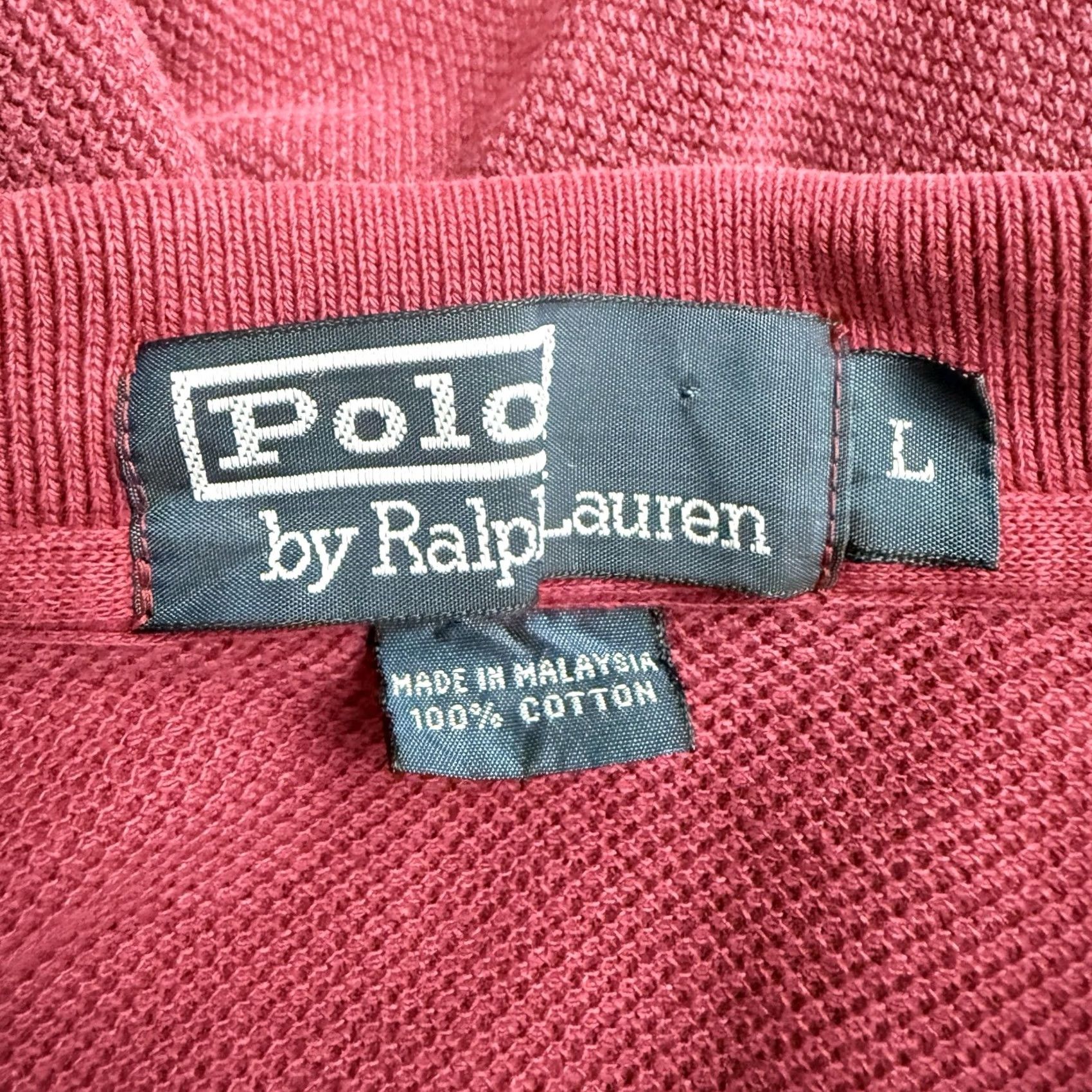 Polo Ralph Lauren Polo Ralph Lauren Polo Shirt Striped Maroon Casual Mens L Red Shirt Size US L / EU 52-54 / 3 - 4 Thumbnail