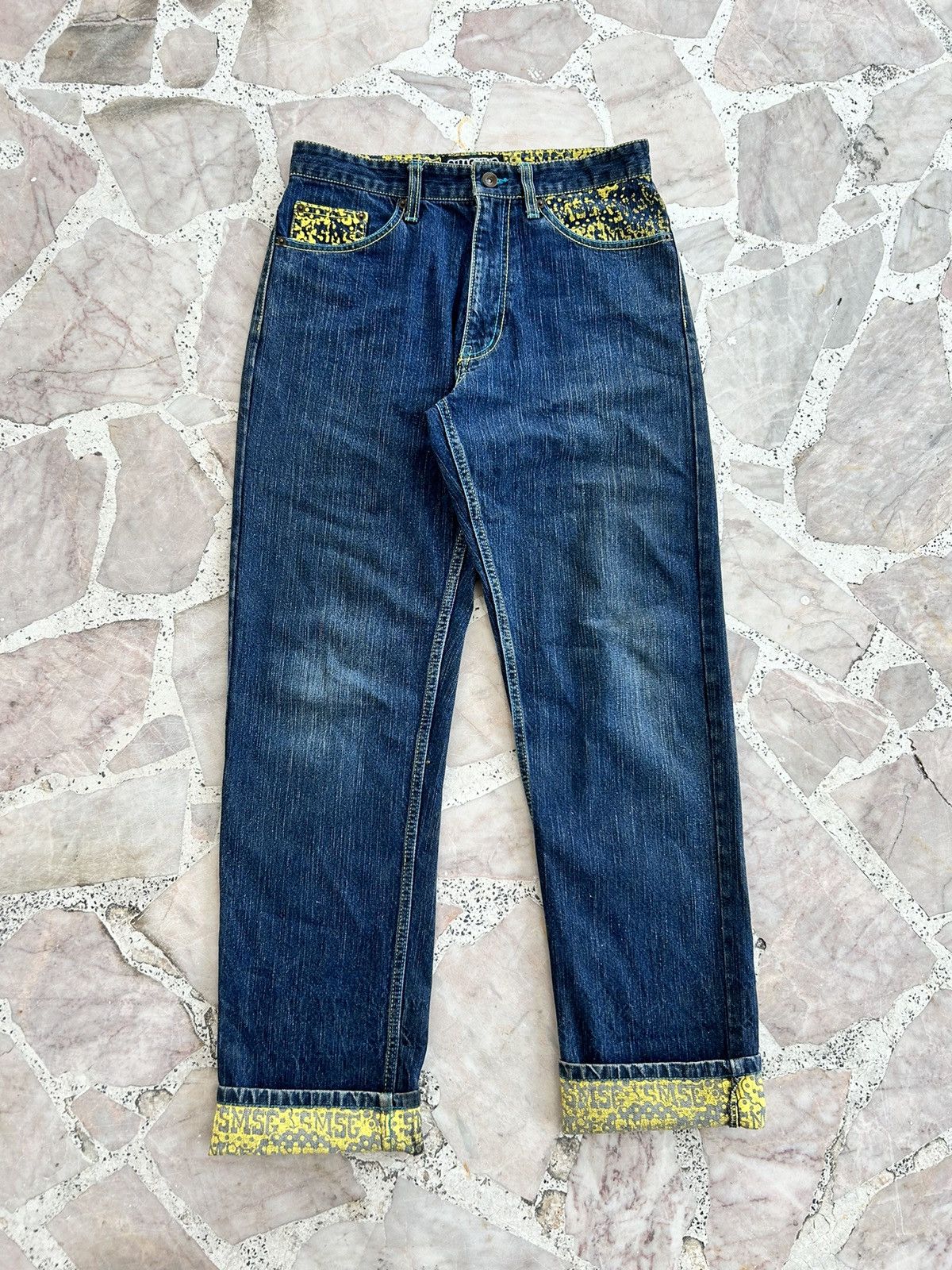 Japanese Brand Smashing Denime Golden Camo Layered Size US 30 / EU 46 - 2 Thumbnail