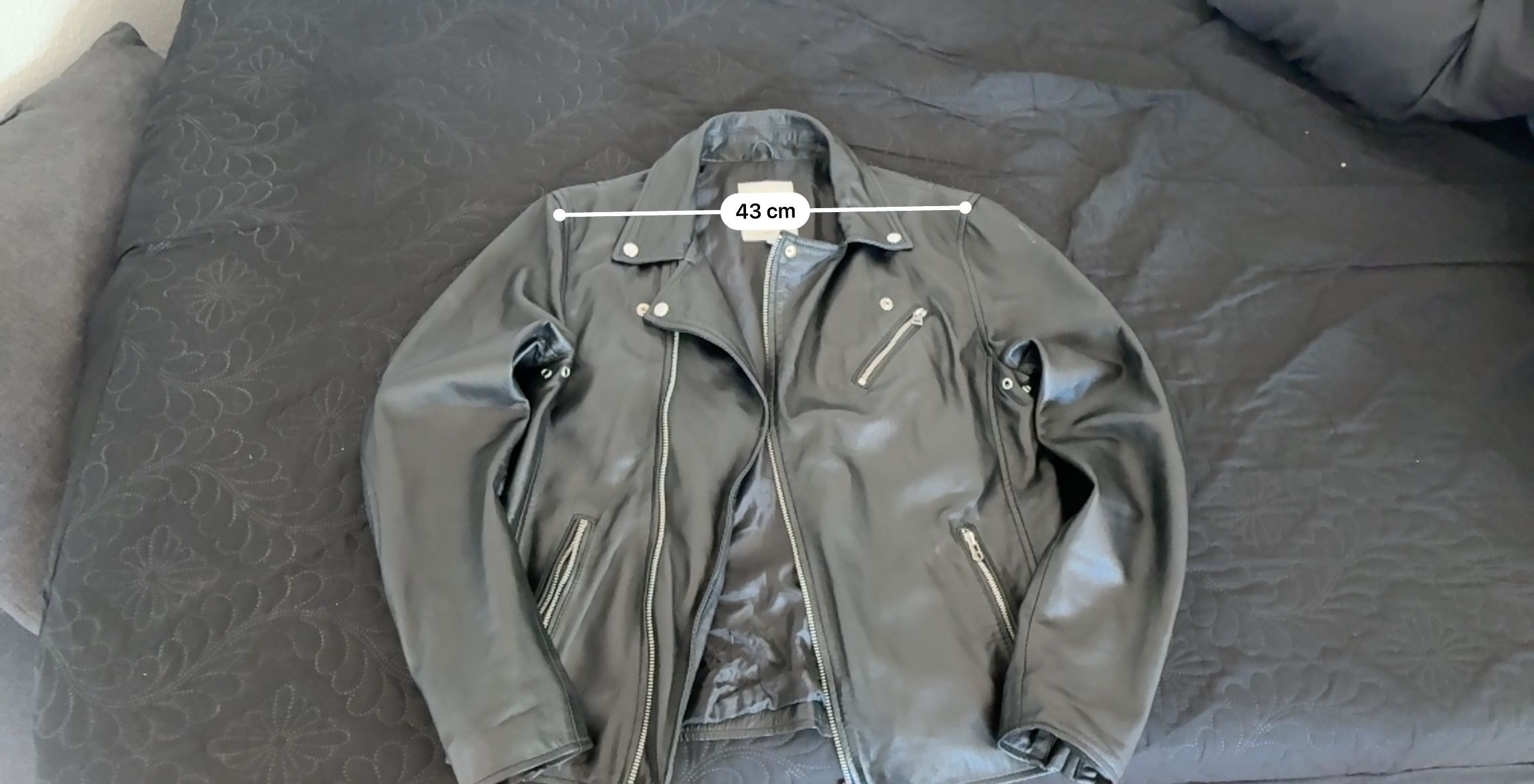 GOOSECRAFT Goosecraft Lederjacke Oliv Gr M Biker Jacke Size US M / EU 48-50 / 2 - 2 Thumbnail