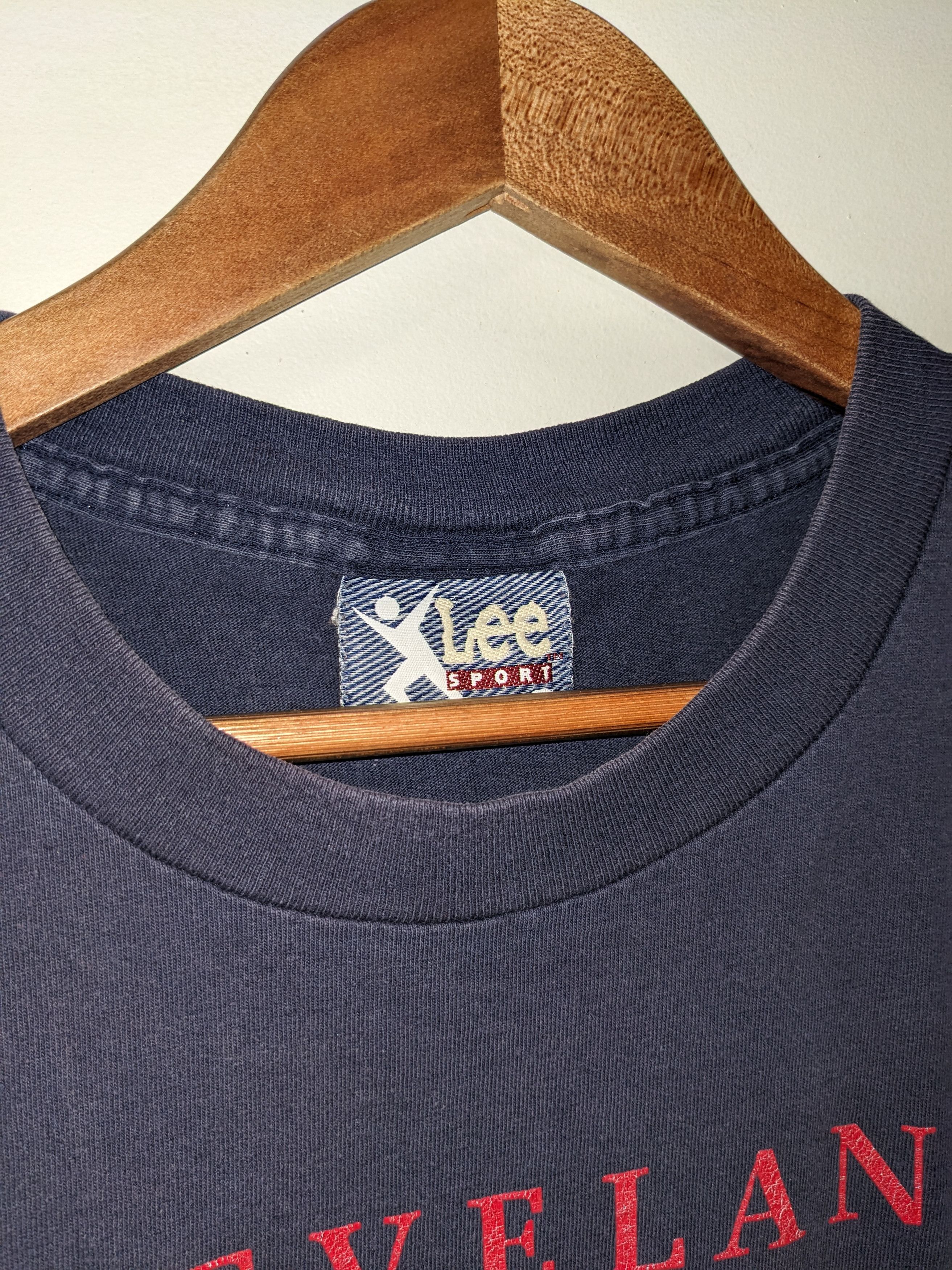 MLB × Vintage Vintage 1996 Cleveland Indians MLB Baseball Sports T-Shirt Size US L / EU 52-54 / 3 - 8 Thumbnail