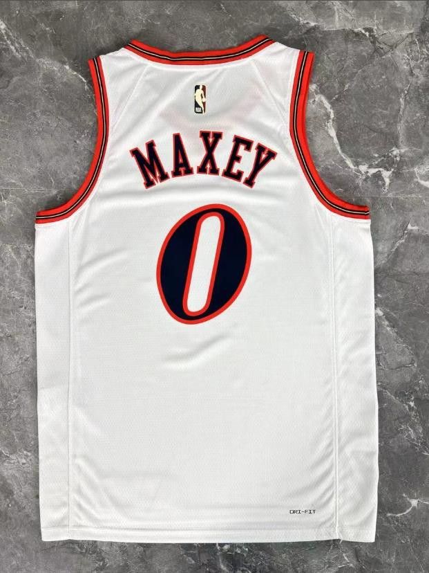 NBA Philadelphia 76ers #0 Tyrese Maxey Jersey 26 Size US M / EU 48-50 / 2 - 2 Thumbnail