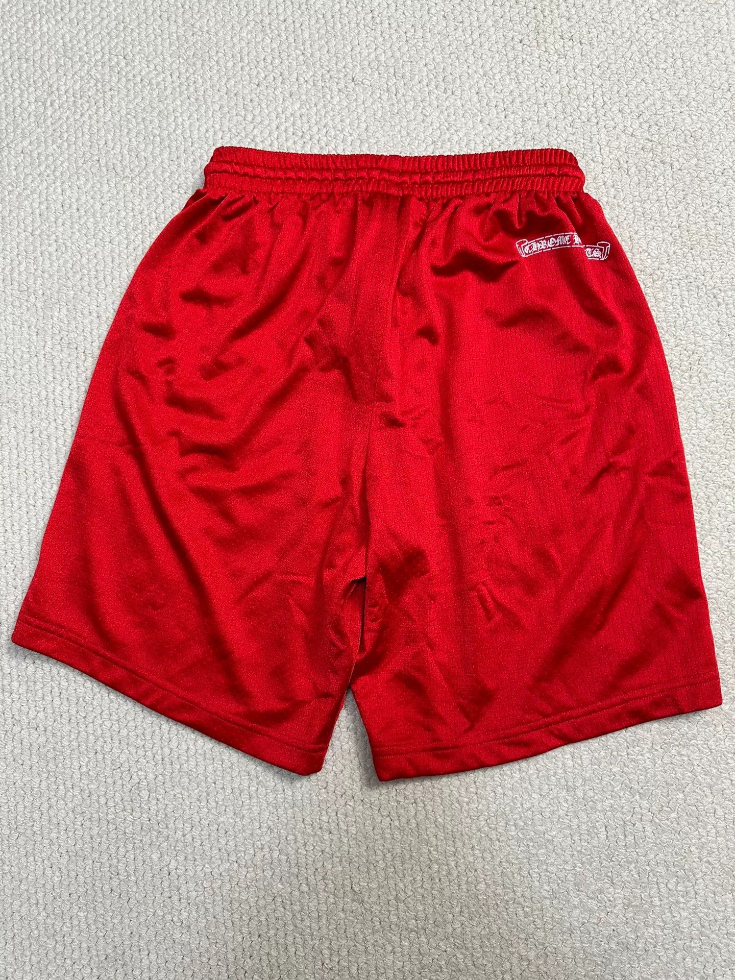 Chrome Hearts chrome hearts red mesh hockey shorts size small Size US 27 - 3 Thumbnail