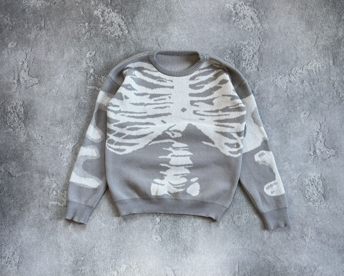 Hysteric Glamour Skeleton 💀 Rentgen bones Xray Y2K sweater jumper pullover Size US M / EU 48-50 / 2 - 7 Thumbnail