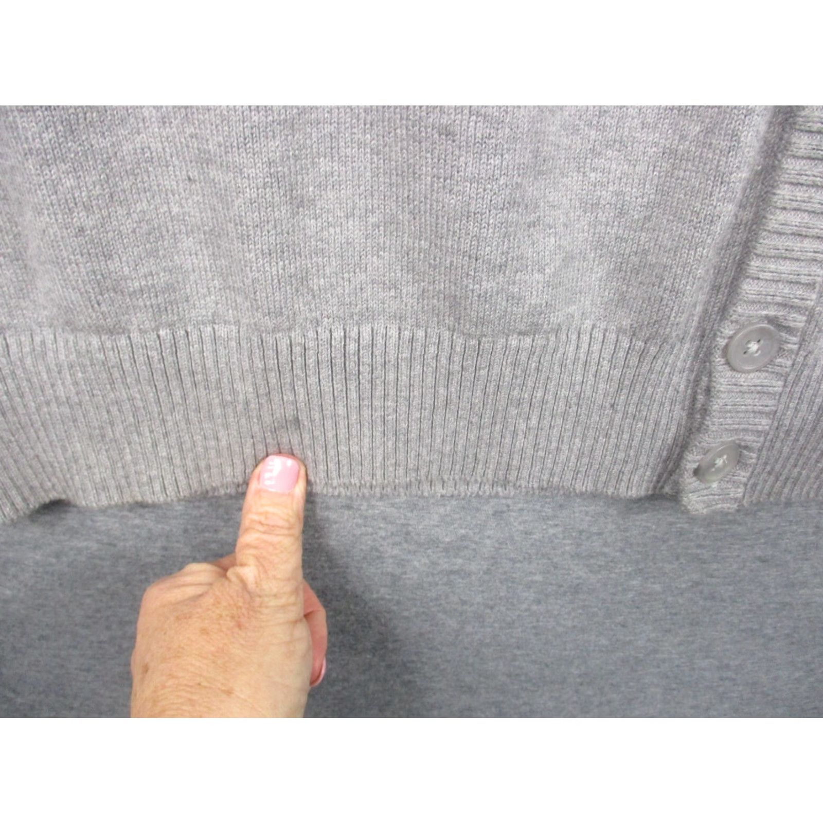 Vintage Duluth Trading Vest XL Gray Heavyweight Button Down Sweater Vest Men's Big & Tall Regular Knit Open Zipper Logo Casual Workwear Outdoor 90s? Size US XL / EU 56 / 4 - 6 Thumbnail