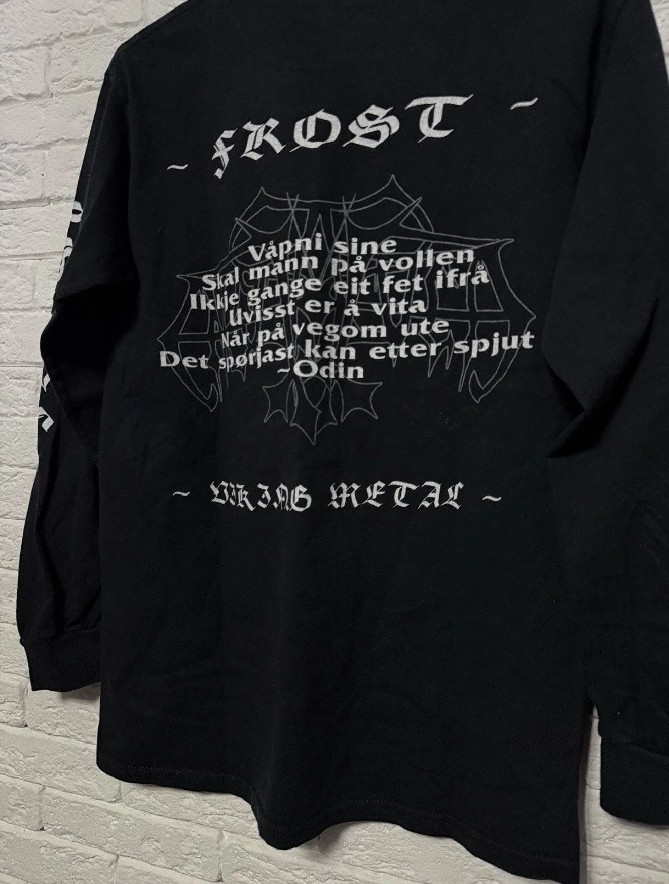Other Rare Enslaved Frost Overprinted Longsleeve Merch Sz S Size US S / EU 44-46 / 1 - 8 Thumbnail