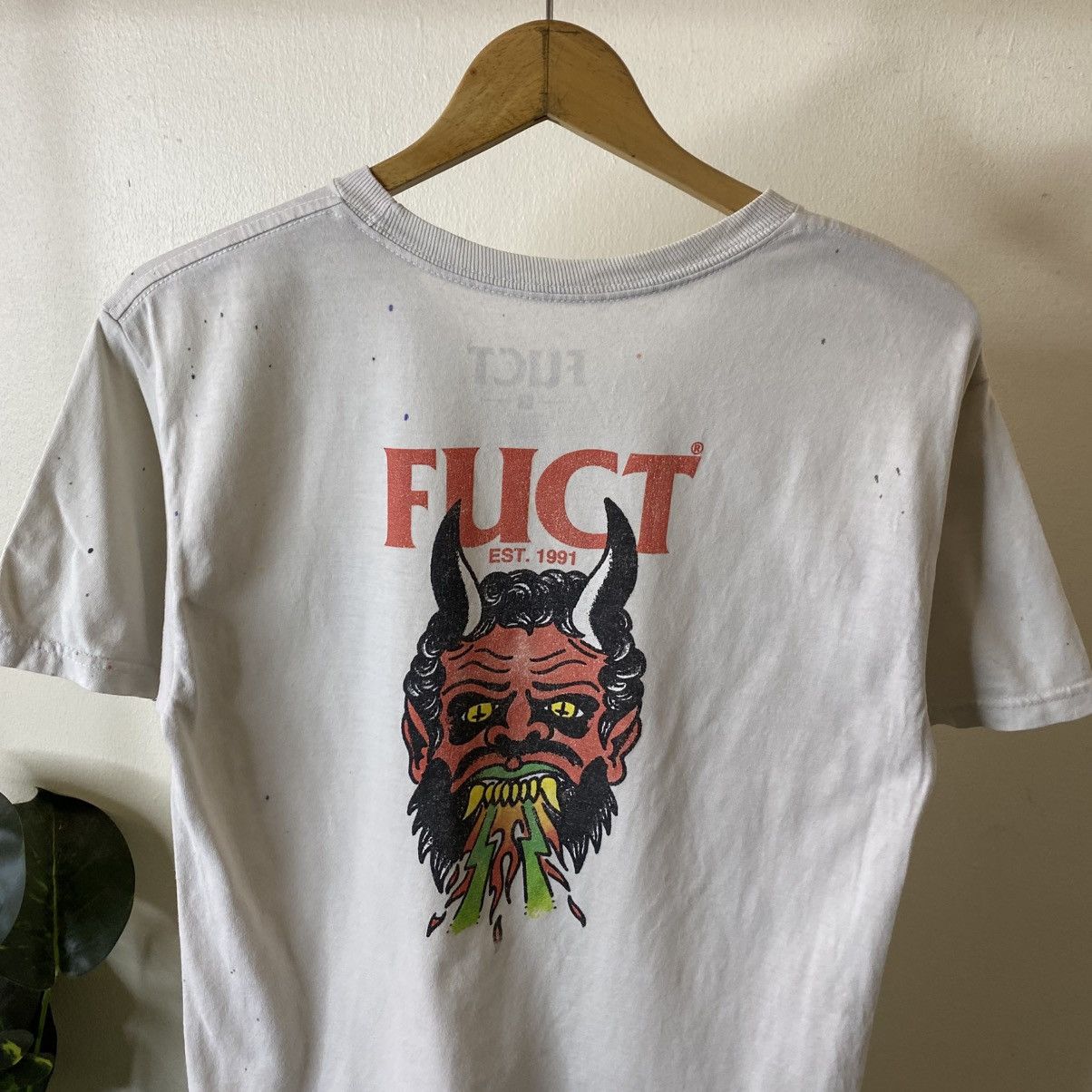 FUCT Fuct Skateboard Devil Graphic Skater T Shirt Size US S / EU 44-46 / 1 - 2 Thumbnail