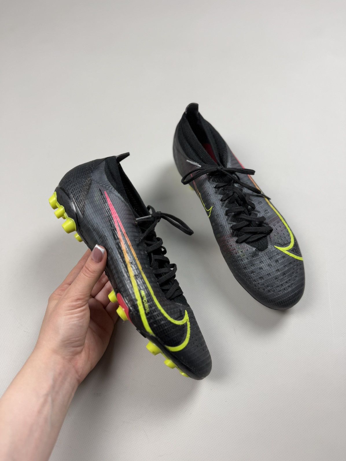 Nike Nike Vapor 14 AG Pro Soccer Cleats Shoes US 8.5 CV0990-090 Size US 8.5 / EU 41-42 - 5 Thumbnail