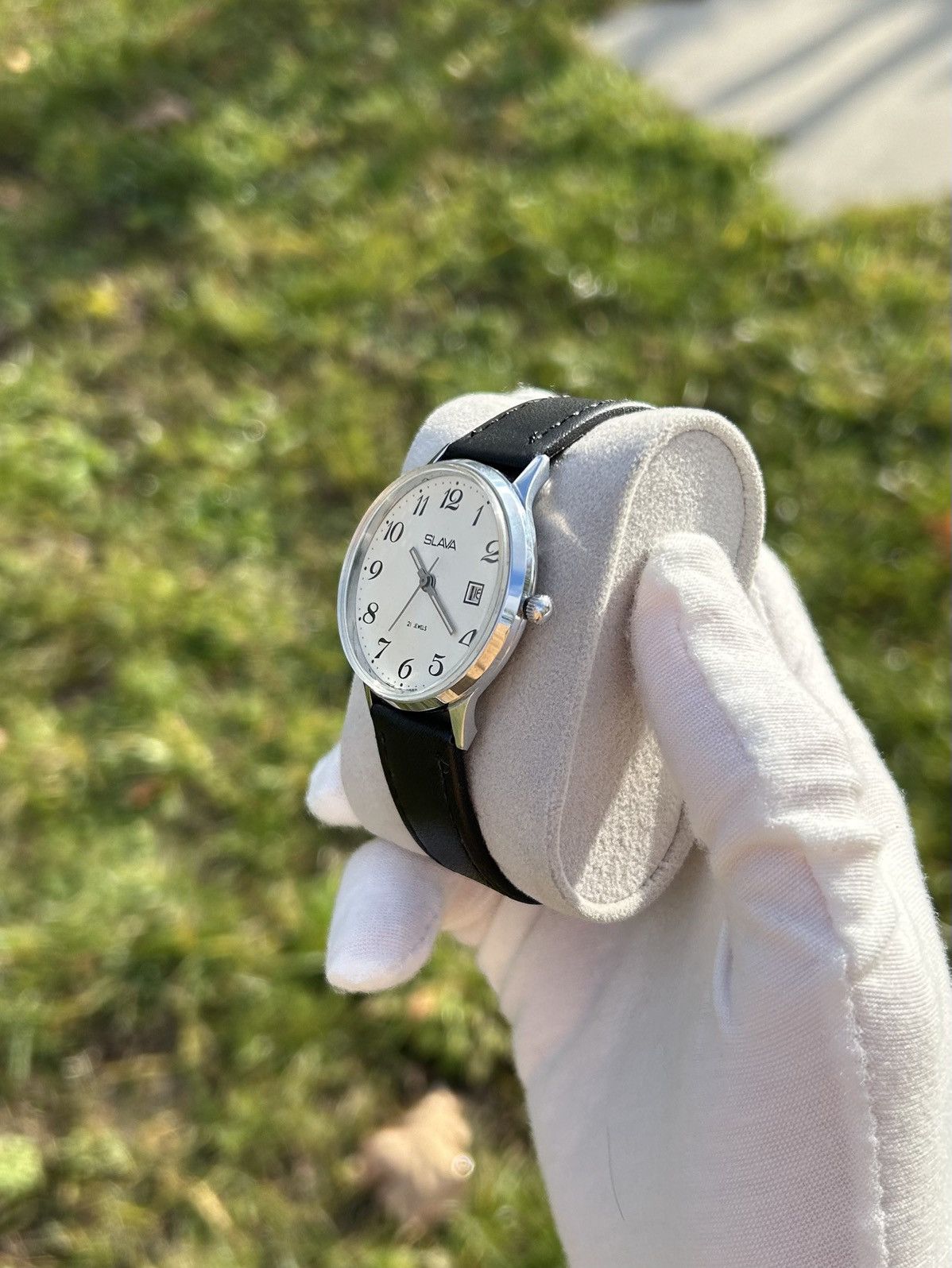 Vintage Vintage Watch Slava Made in USSR Soviet Mechanical 1980s Size ONE SIZE - 6 Thumbnail