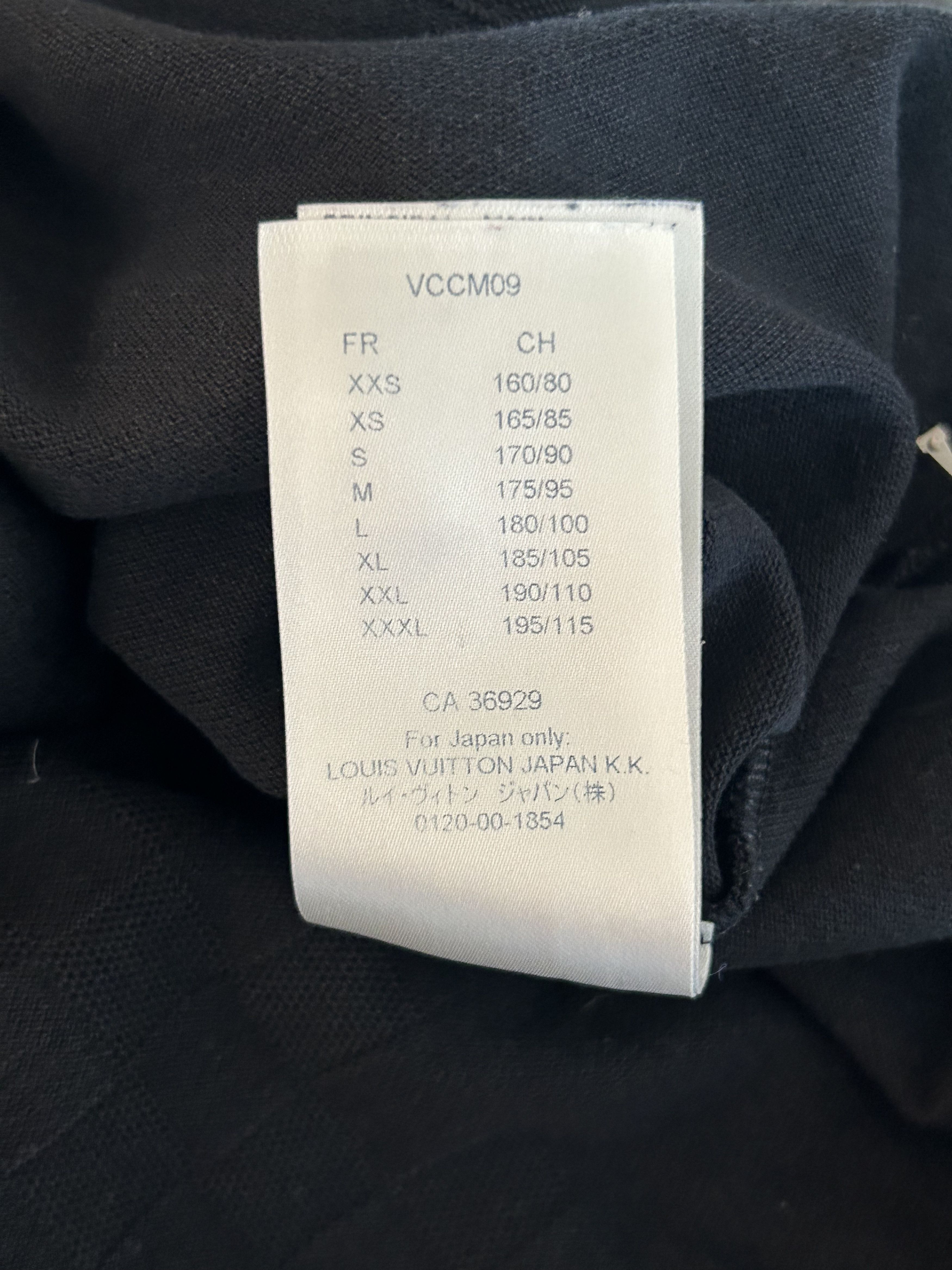 Louis Vuitton Louis Vuitton Black Half Damier Pocket T-Shirt Size US M / EU 48-50 / 2 - 6 Thumbnail