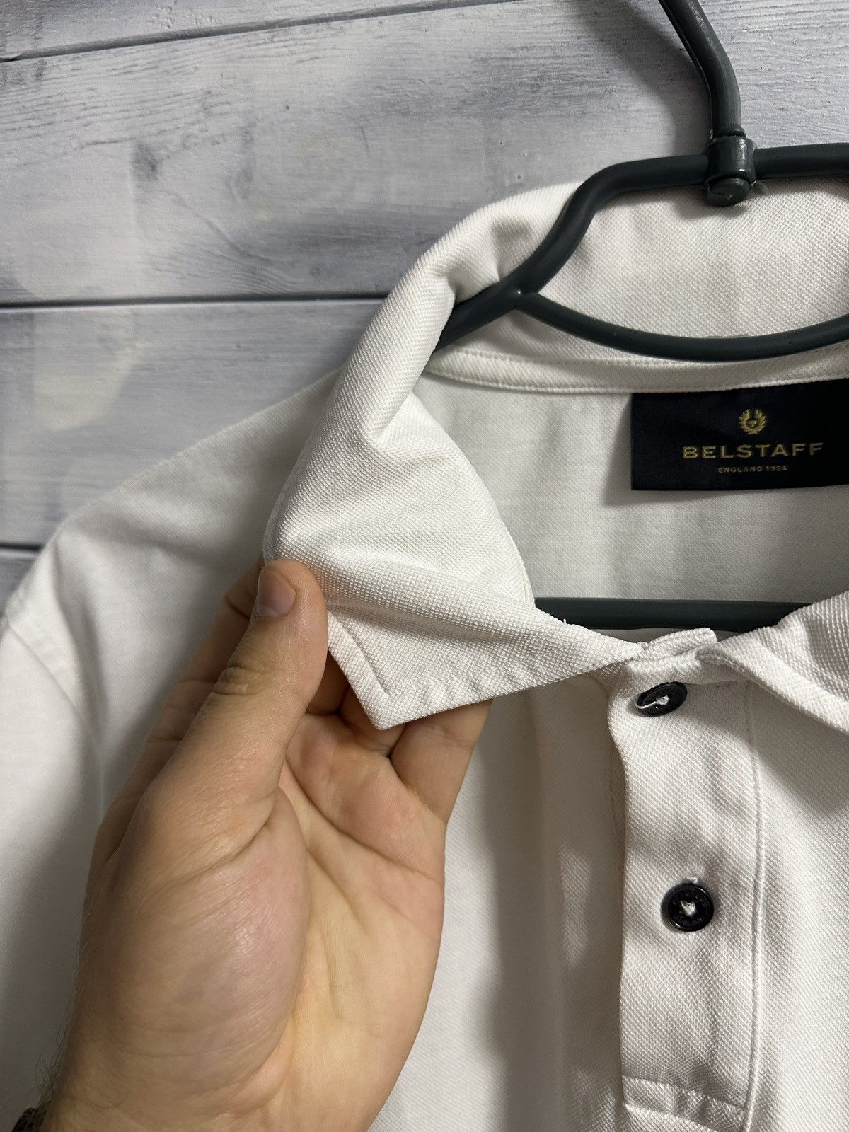 Belstaff Rare Luxury Polo Belstaff Patch program small logo Size US M / EU 48-50 / 2 - 5 Thumbnail