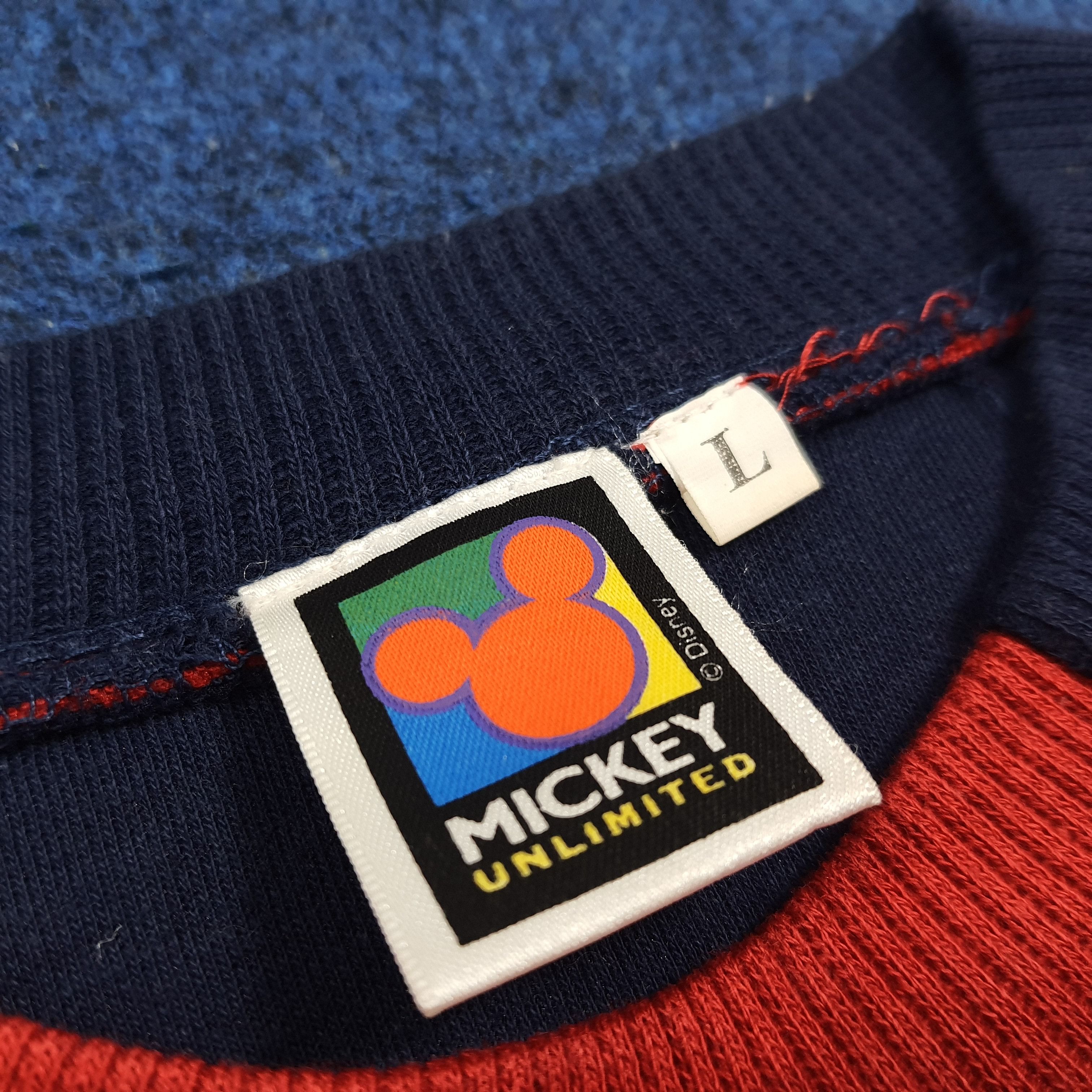 Mickey Unlimited Vintage Mickey Mouse Pullover Disney 90s C279N6 Size US M / EU 48-50 / 2 - 4 Thumbnail