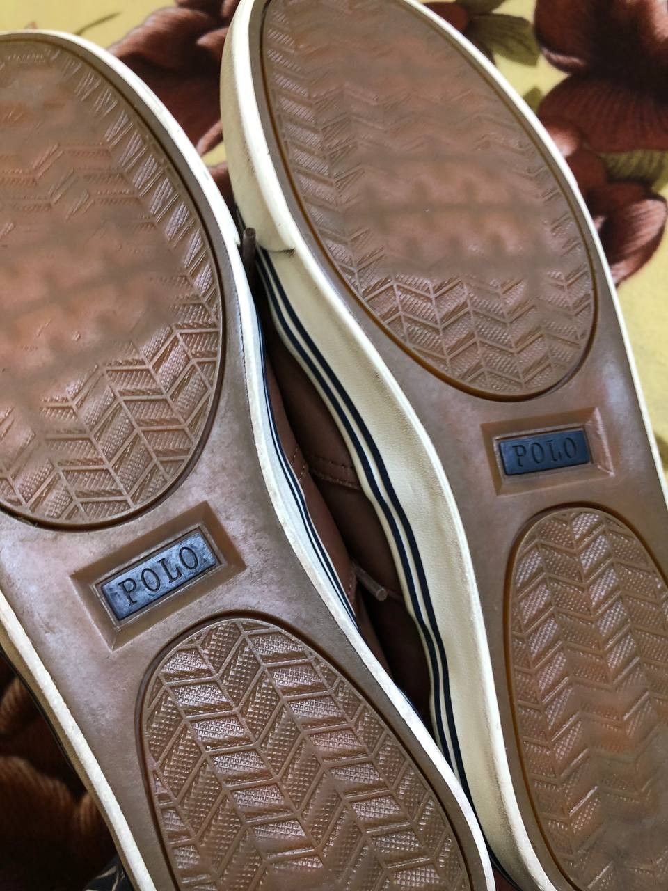 Polo Ralph Lauren Polo Ralph Lauren Hanford Sneakers Mens Brown Leather Size US 10 / EU 43 - 15 Thumbnail