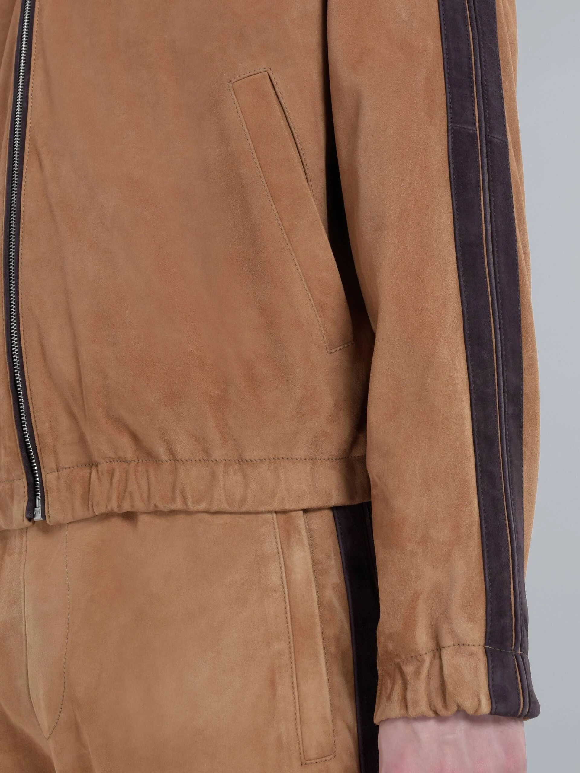 Marni o1srvl11e0724 Bomber Jacket in Brown Size US M / EU 48-50 / 2 - 5 Thumbnail
