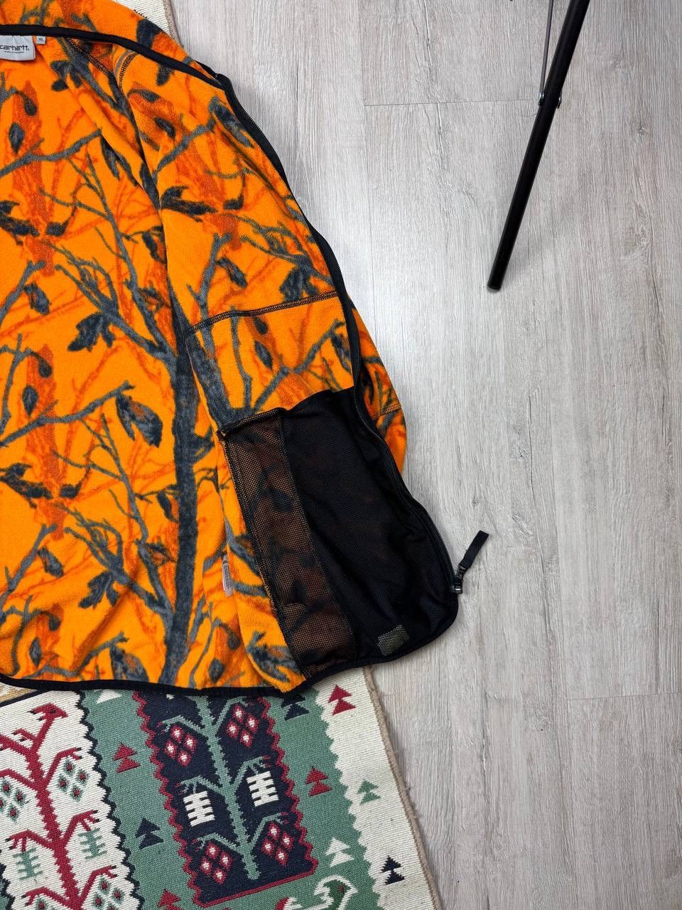 Carhartt × Japanese Brand RARE Carhartt Real Tree Fleece Y2K Orange Suits Size 34R - 23 Thumbnail