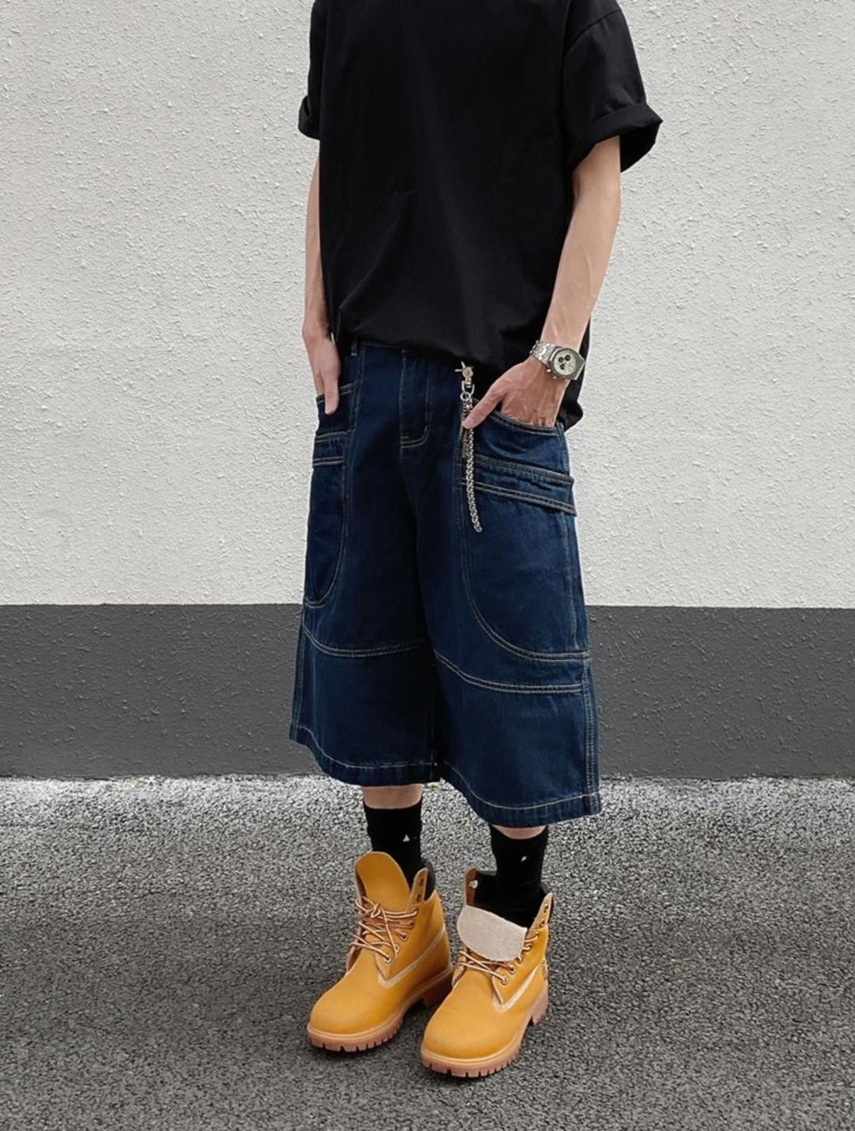 Other Contrast Stitched Patch Pocket Denim Jorts Size US 30 / EU 46 - 9 Thumbnail