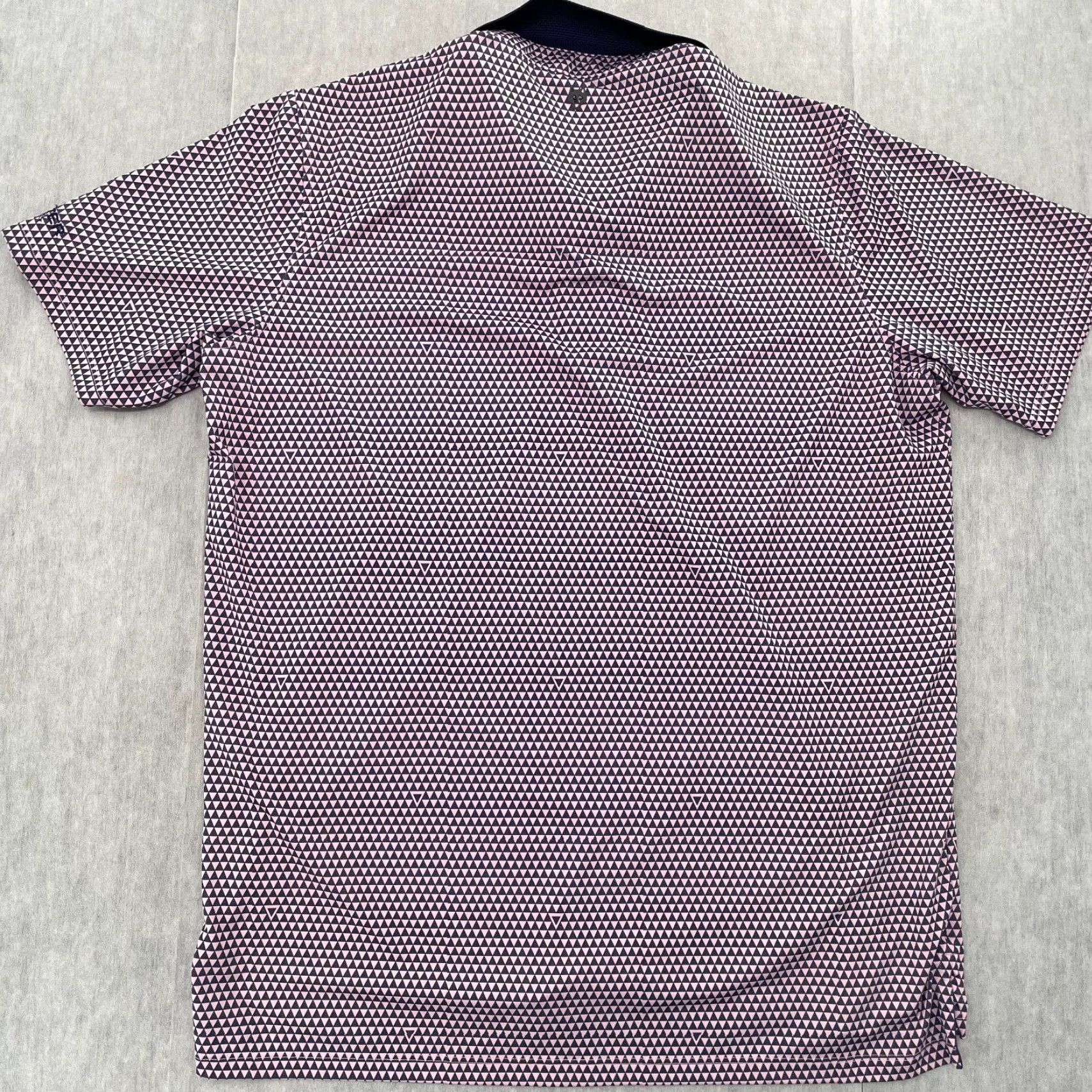 Vintage Greyson Polo Shirt Adult L Purple Pink Argyle Diamond Pattern Golf Stretch Logo Mens L Size US L / EU 52-54 / 3 - 2 Thumbnail