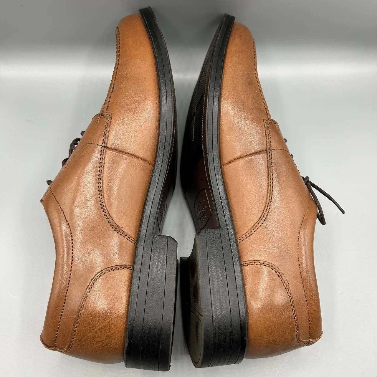 G.H. Bass & Co. G.H Bass & Co. Sheldon Derby Dress Shoes 11M Leather Moc Toe Size US 11 / EU 44 - 8 Thumbnail