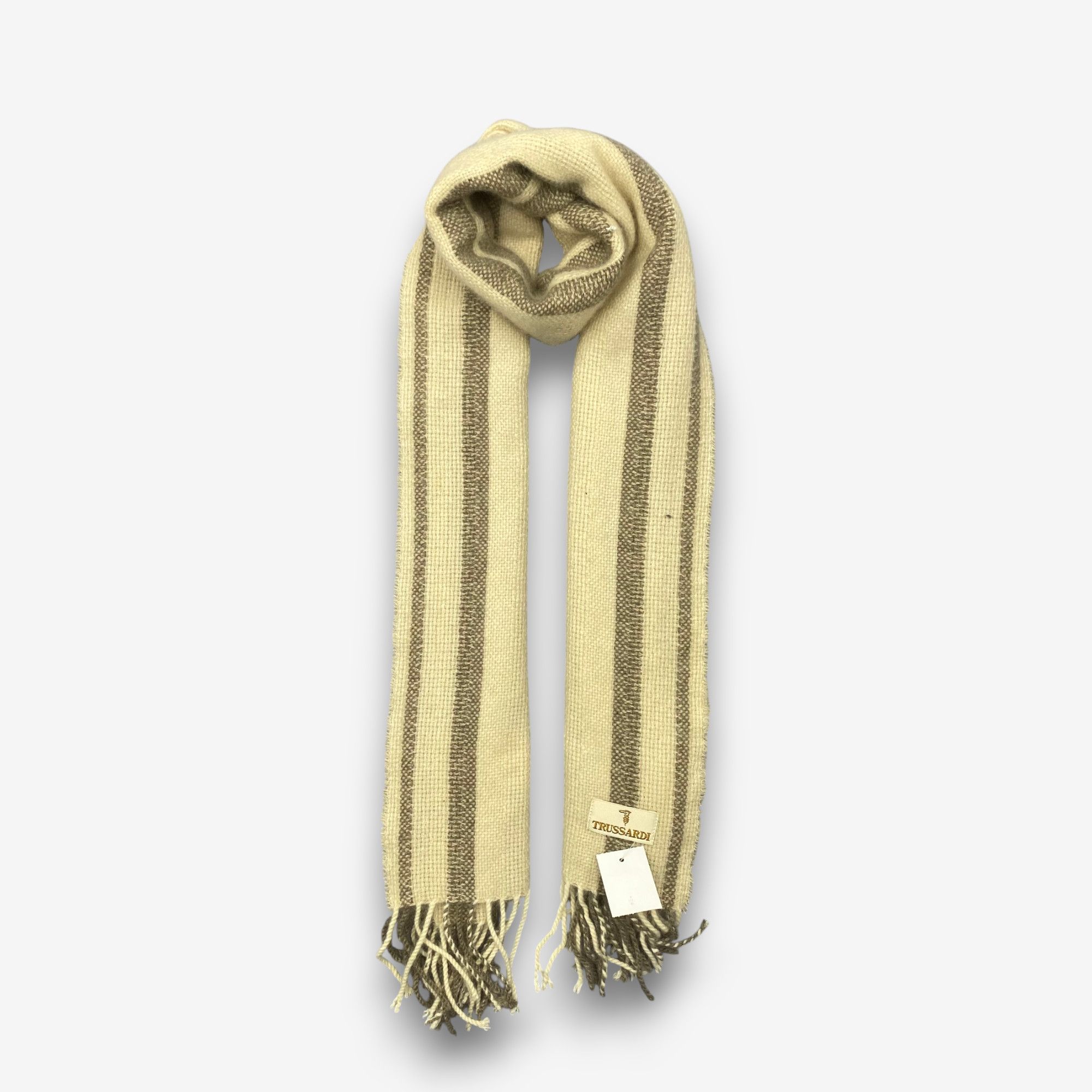 Trussardi Vintage Trussardi Scarf Muffler Wool Cashmere Scarves Size ONE SIZE - 1 Thumbnail