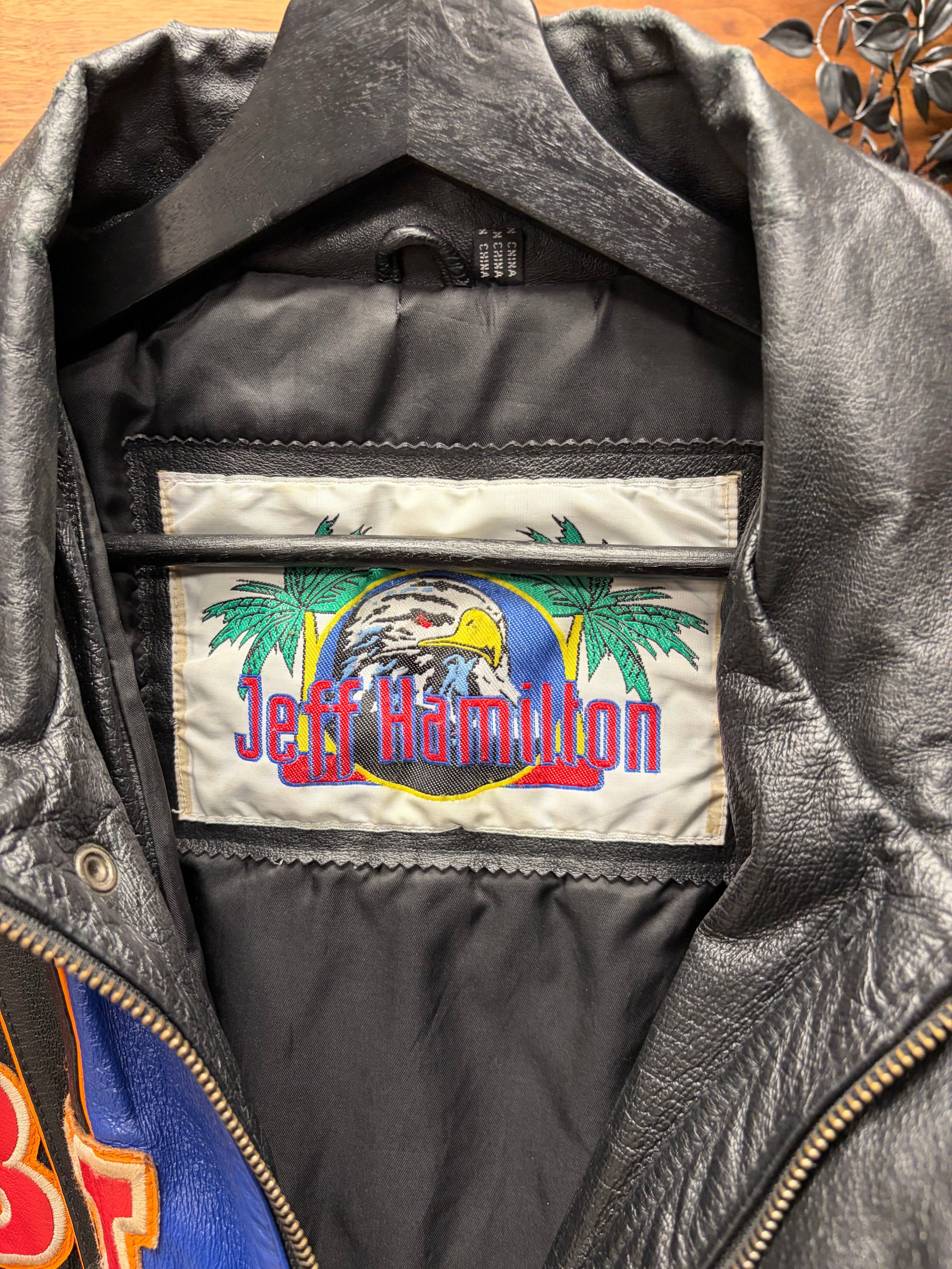Jeff Hamilton 1998 Jeff Hamilton ‘Chicago Bulls’ Leather Championship Jacket Size US L / EU 52-54 / 3 - 4 Thumbnail
