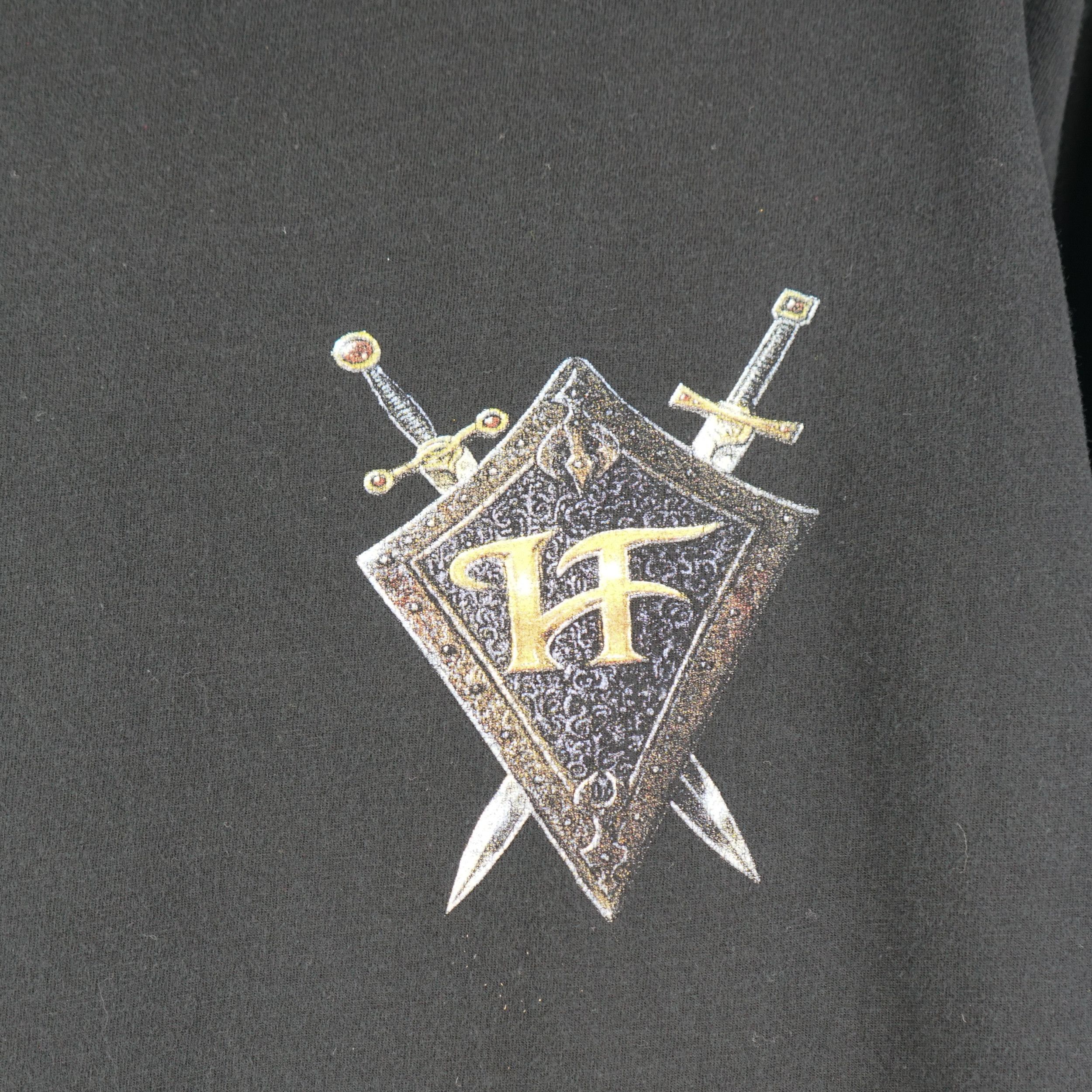 Band Tees × Vintage Vintage 1998 Hammerfall Tour T-Shirt Size US XL / EU 56 / 4 - 2 Thumbnail