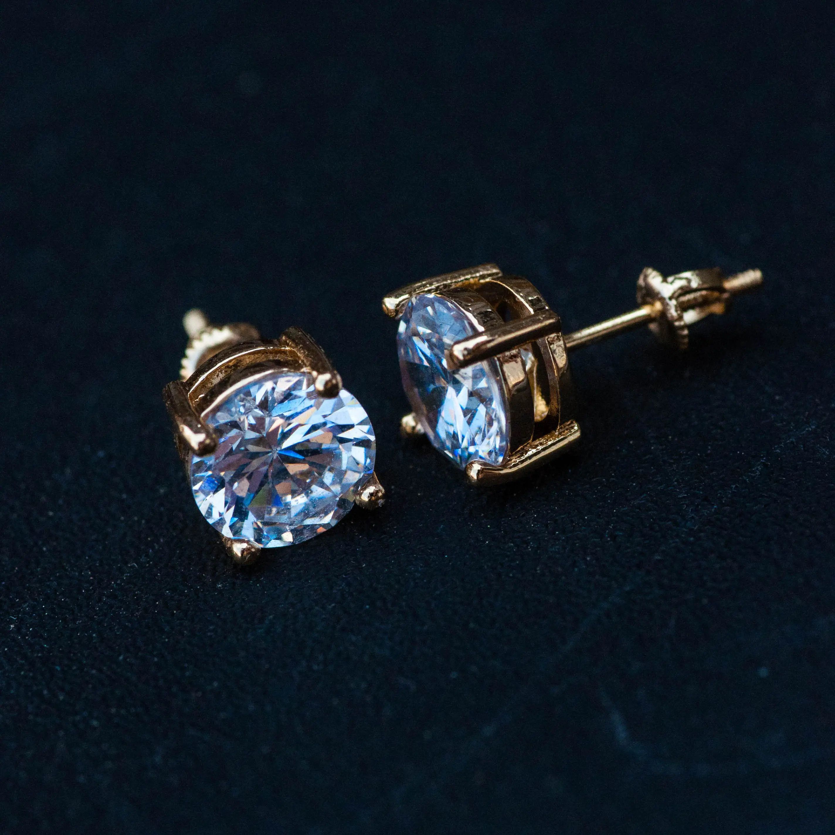 Other 1Ct Princess Cut Lab-Created Diammen's Stud Earring Size ONE SIZE - 2 Thumbnail