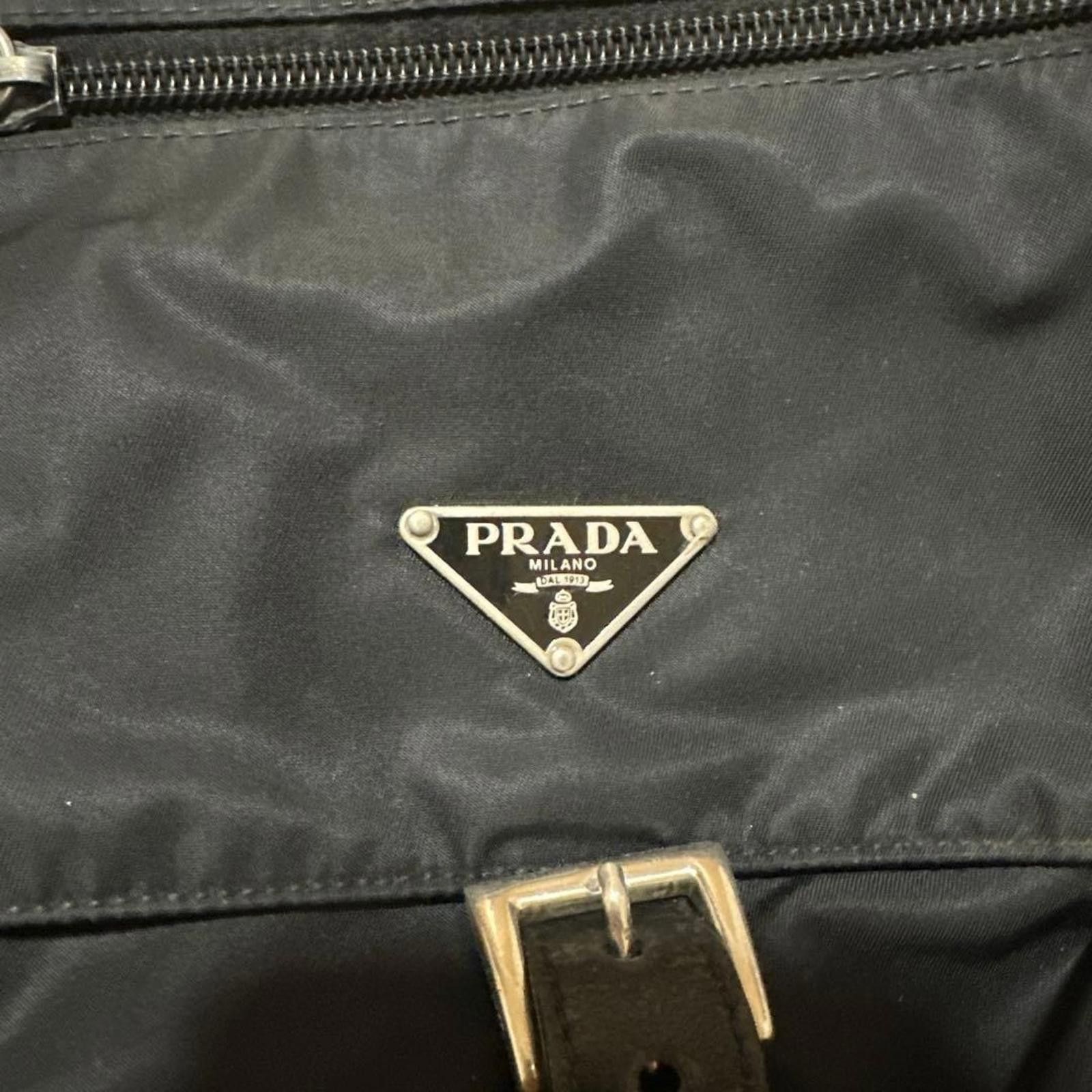 Prada Prada - Black Nylon Shoulder Bag Size ONE SIZE - 4 Thumbnail