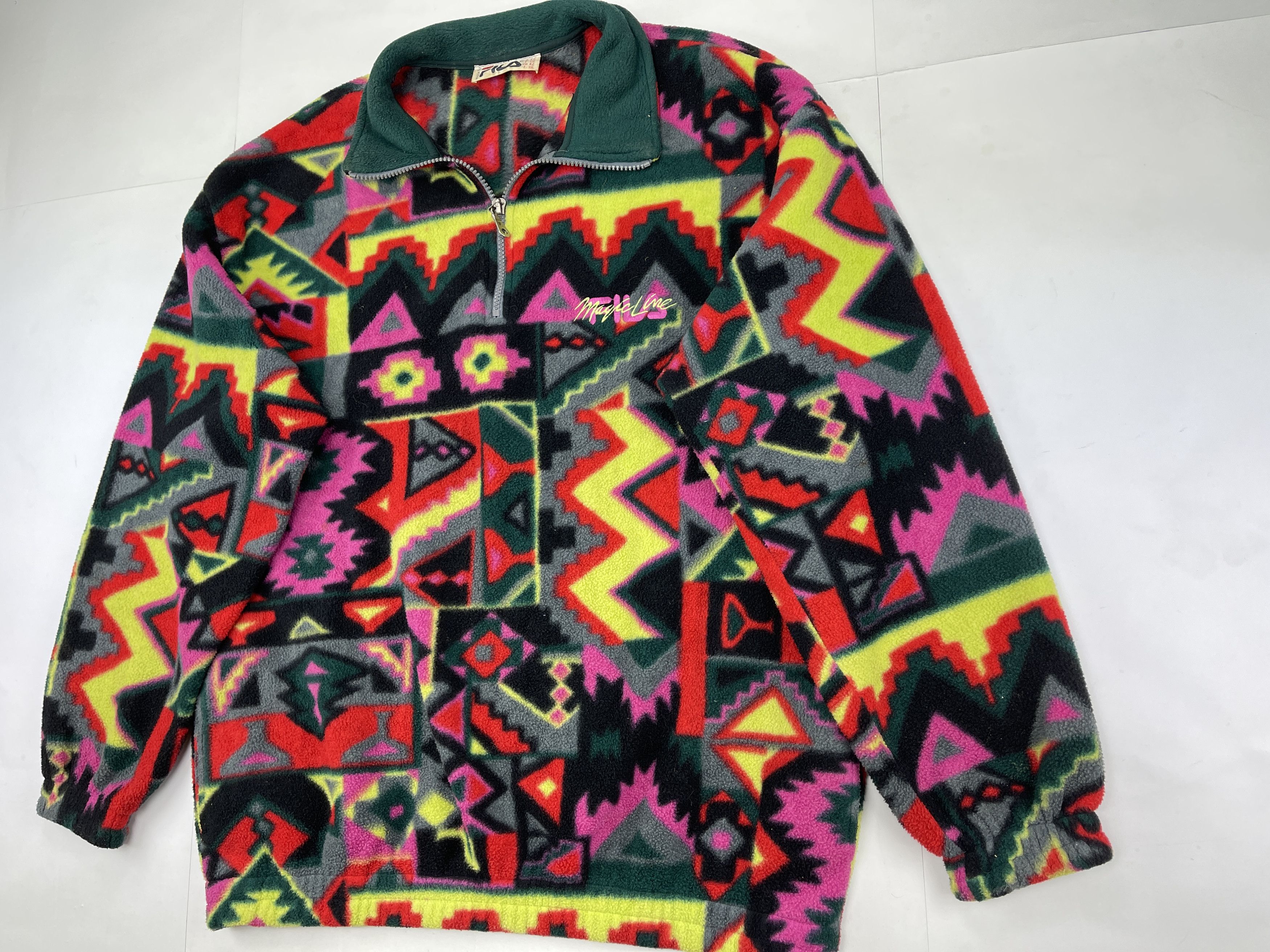 Fila FILA sweatshirt, vintage fleece shirt, 90s hip hop Y2K XXL Size US XXL / EU 58 / 5 - 5 Thumbnail