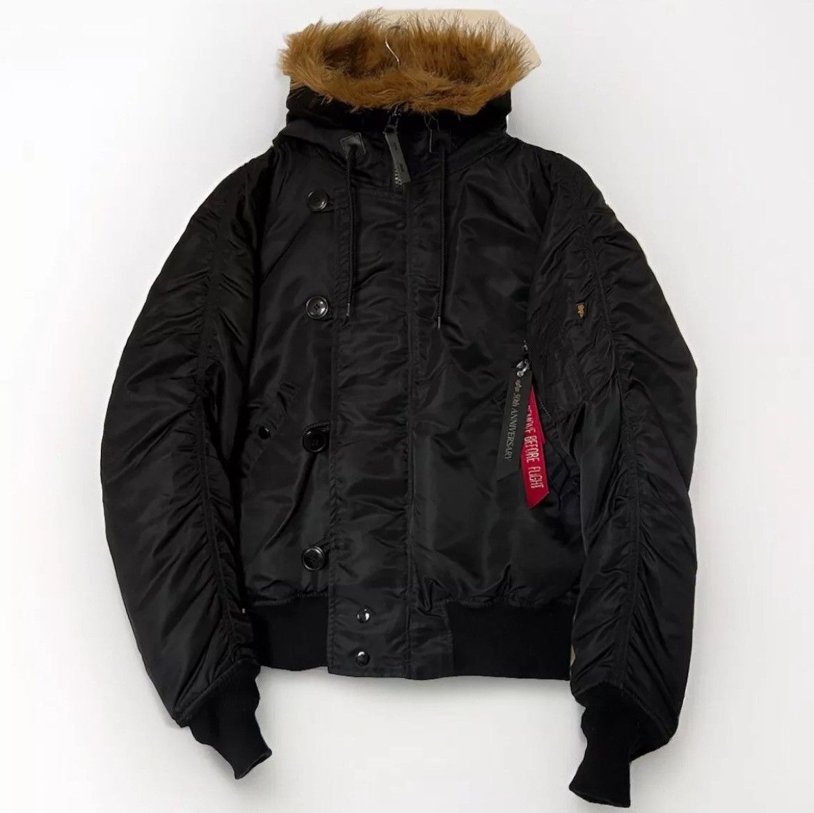 Alpha Industries Alpha Industries N-2B S Bomber 50th Anniversary Fur Hood Size US S / EU 44-46 / 1 - 1 Thumbnail