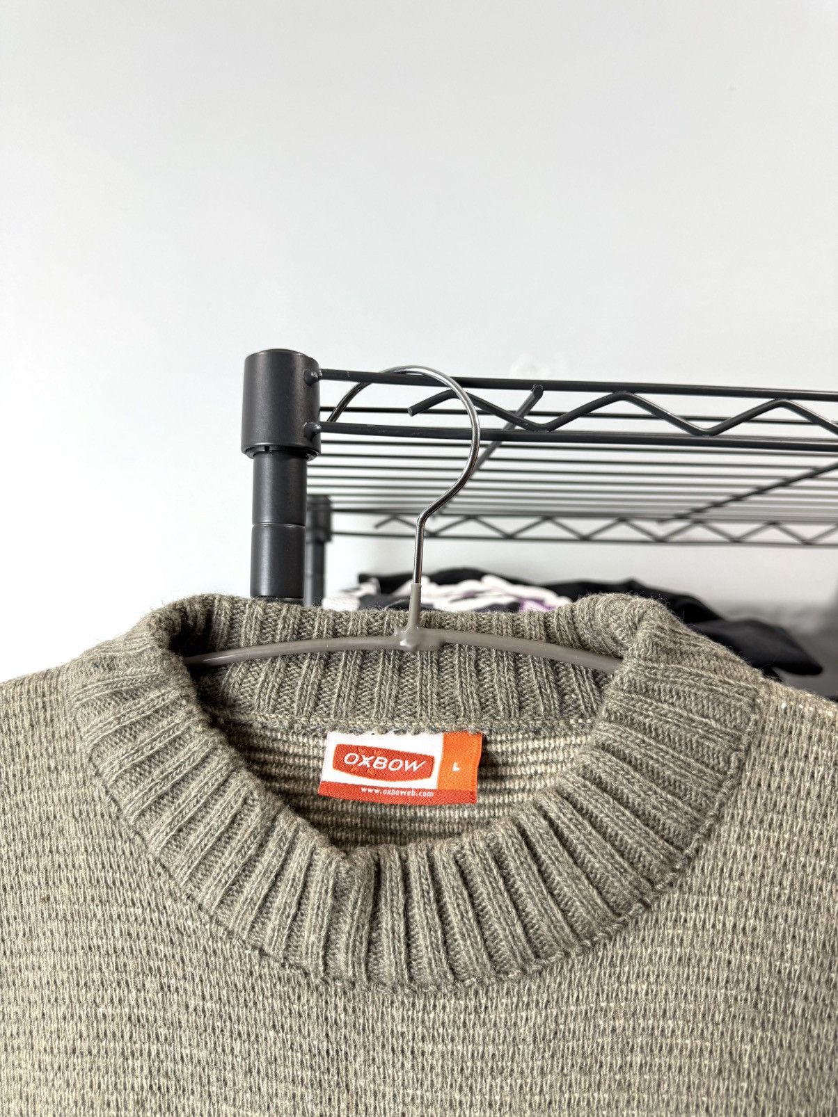 Oxbow Rare Vintage Oxbow All Over Logo Knit Sweater Surf Stussy Size US L / EU 52-54 / 3 - 4 Thumbnail