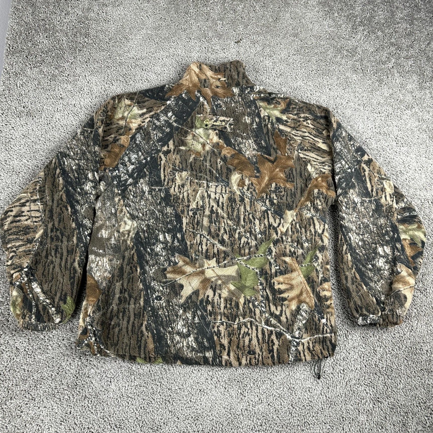 Vintage Cabela's Jacket Mens M Windshear Camouflage 1/4 Zip Lined Windproof Pullover Size US M / EU 48-50 / 2 - 7 Thumbnail