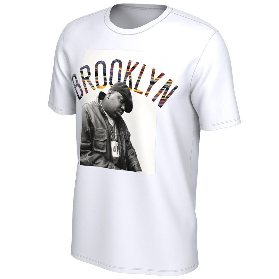 Nike Nike NBA Brooklyn Nets Notorious B.I.G. graphic t-shirt Size US L / EU 52-54 / 3 - 5 Thumbnail
