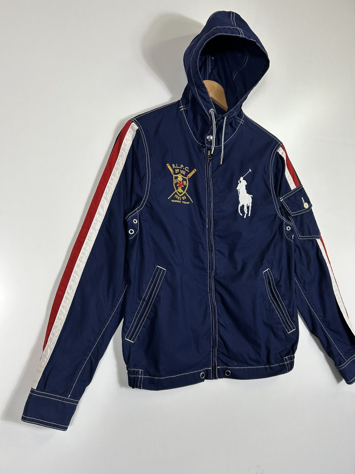 Polo Ralph Lauren 🔥Polo Ralph Lauren Big Pony Hooded Zipper Jacket Size US XS / EU 42 / 0 - 2 Thumbnail