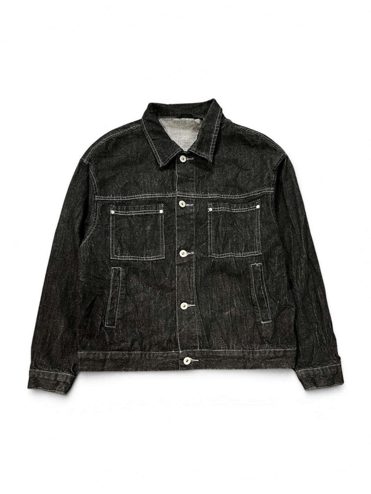 Other TRILLION Type II 2 Black Denim Jacket Size US M / EU 48-50 / 2 - 1 Thumbnail
